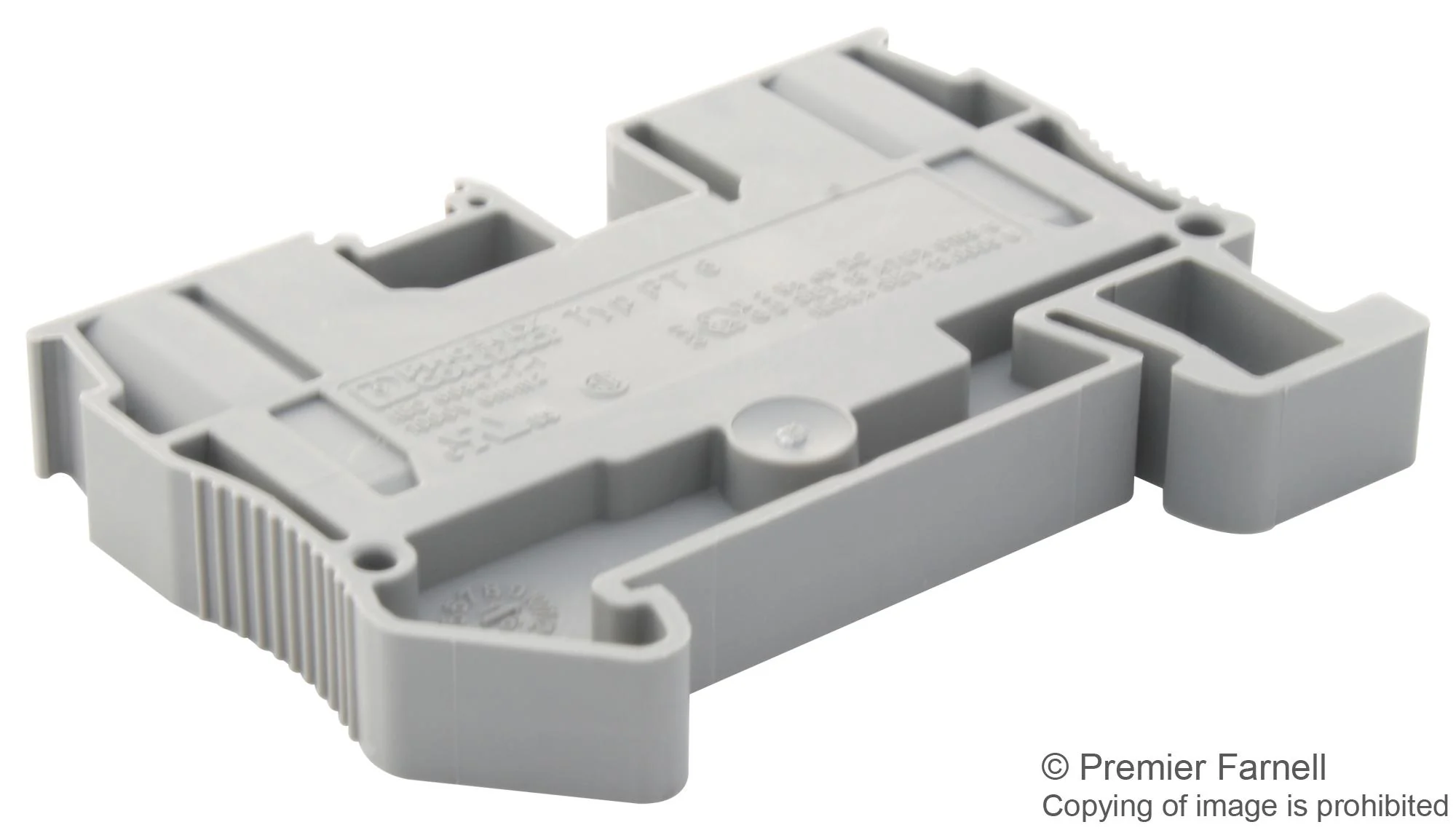 Phoenix Contact PT 6 DIN Rail Mount Terminal Block 2 Ways 20 AWG 8 10 mm&Acirc;&sup2; Push In 52 A - Image 2