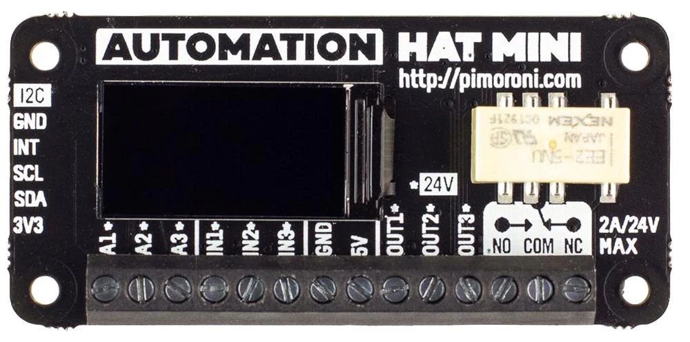 Pimoroni PIM487 PIM487 Evaluation Board Automation HAT Mini 24V LCD Monitor Control - Image 3