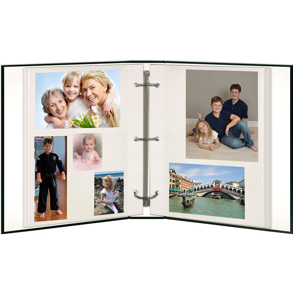 Pioneer Photo Albums Magnetic O-Ring Album (Hunter Green) - Image 2
