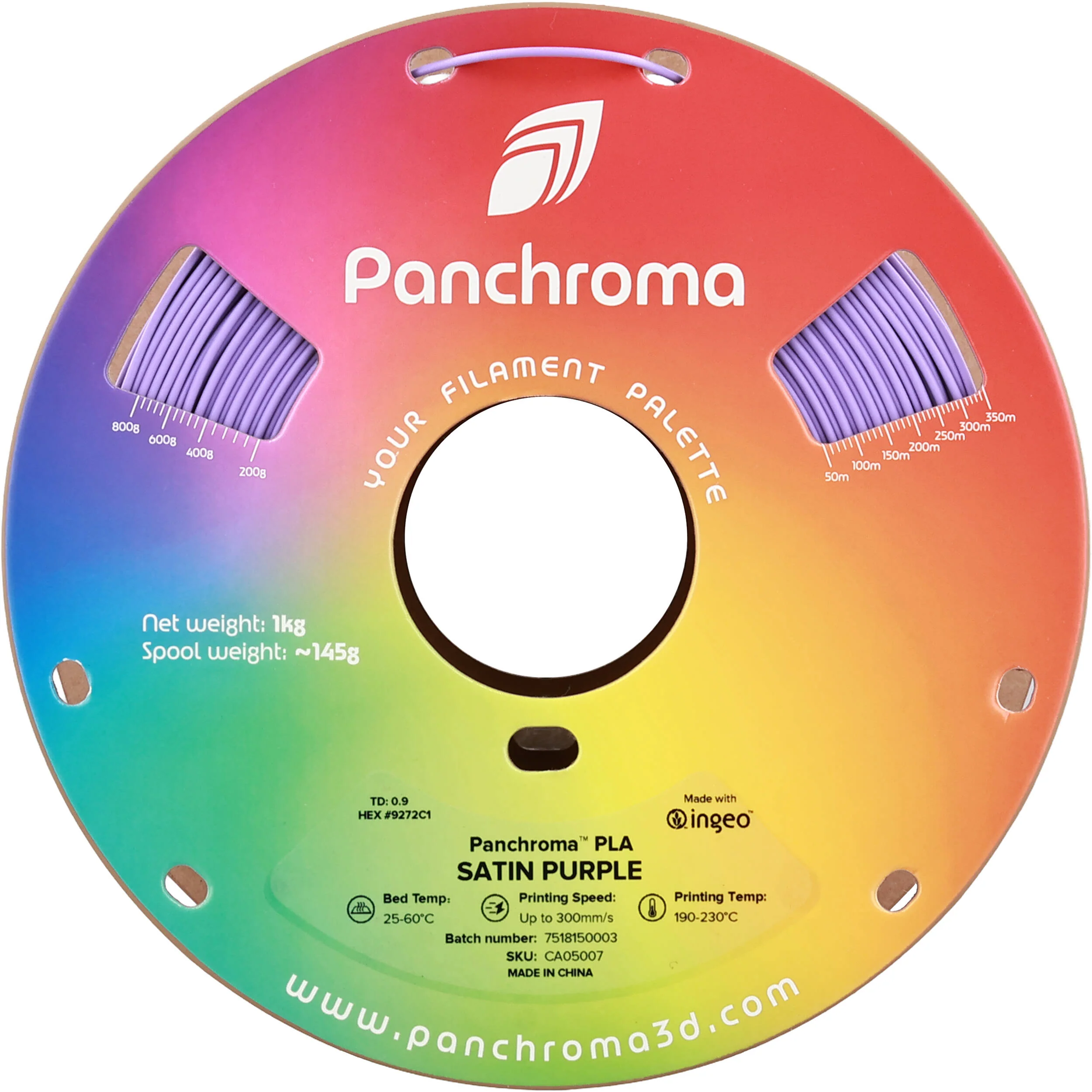Polymaker Panchroma Marble PLA Filament (1kg, Purple) - Image 4
