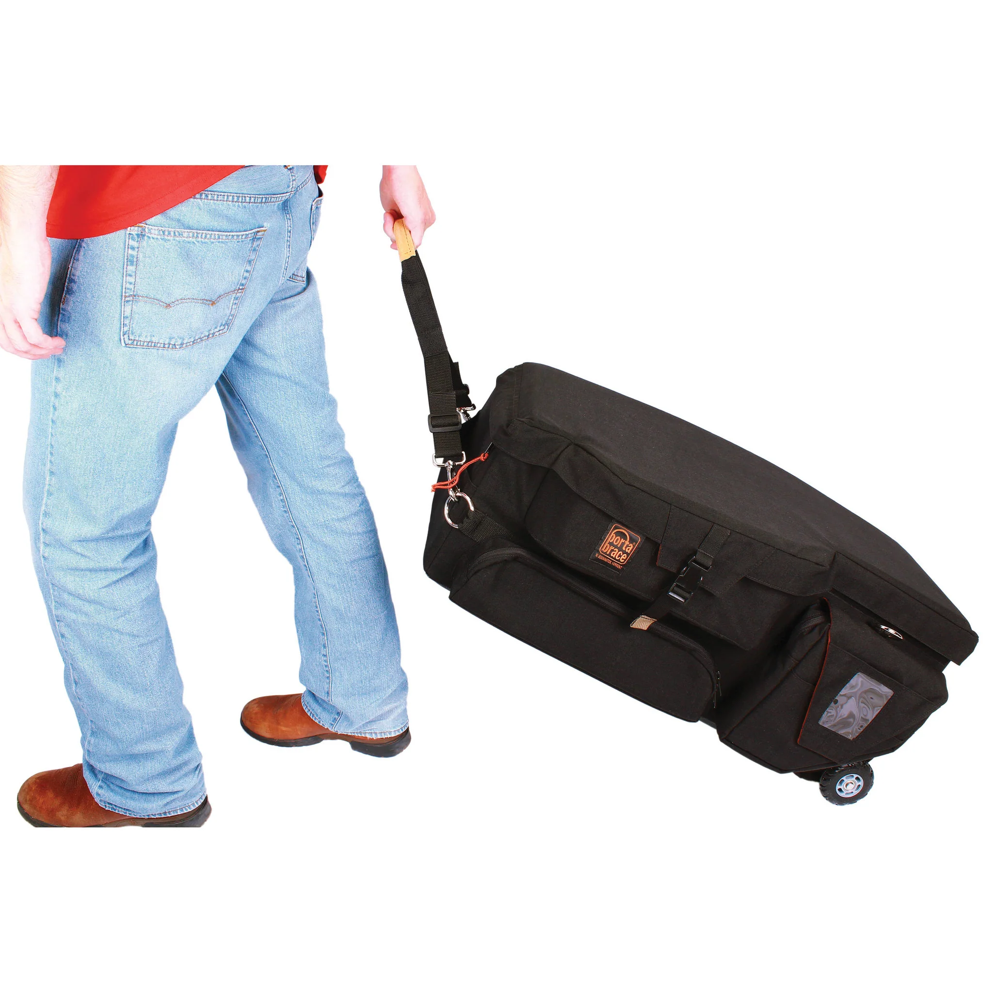 Porta Brace CC-HD1BOR Quick Draw Case with Off-Road Wheels (Black) - Image 5