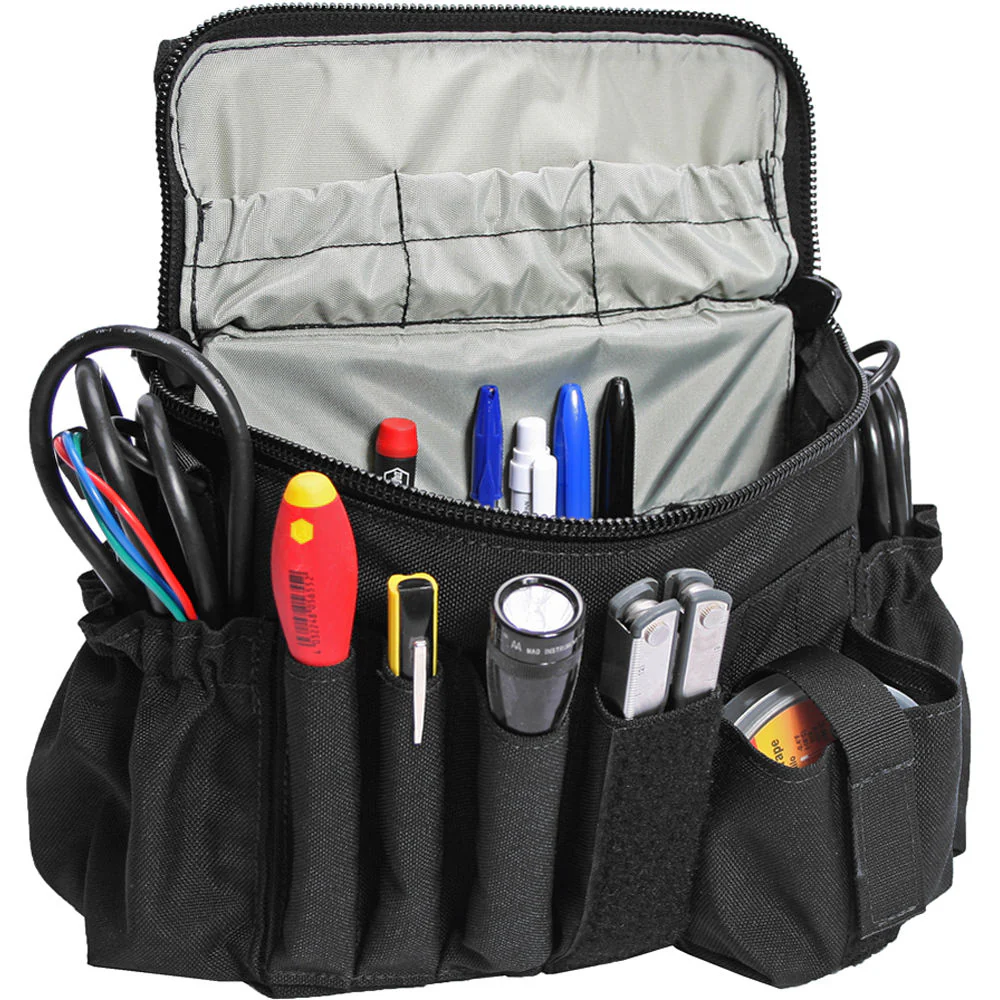 PortaBrace AC-3 Assistant Camera Pouch with Shoulder Strap (Large, Midnight Black) - Image 3