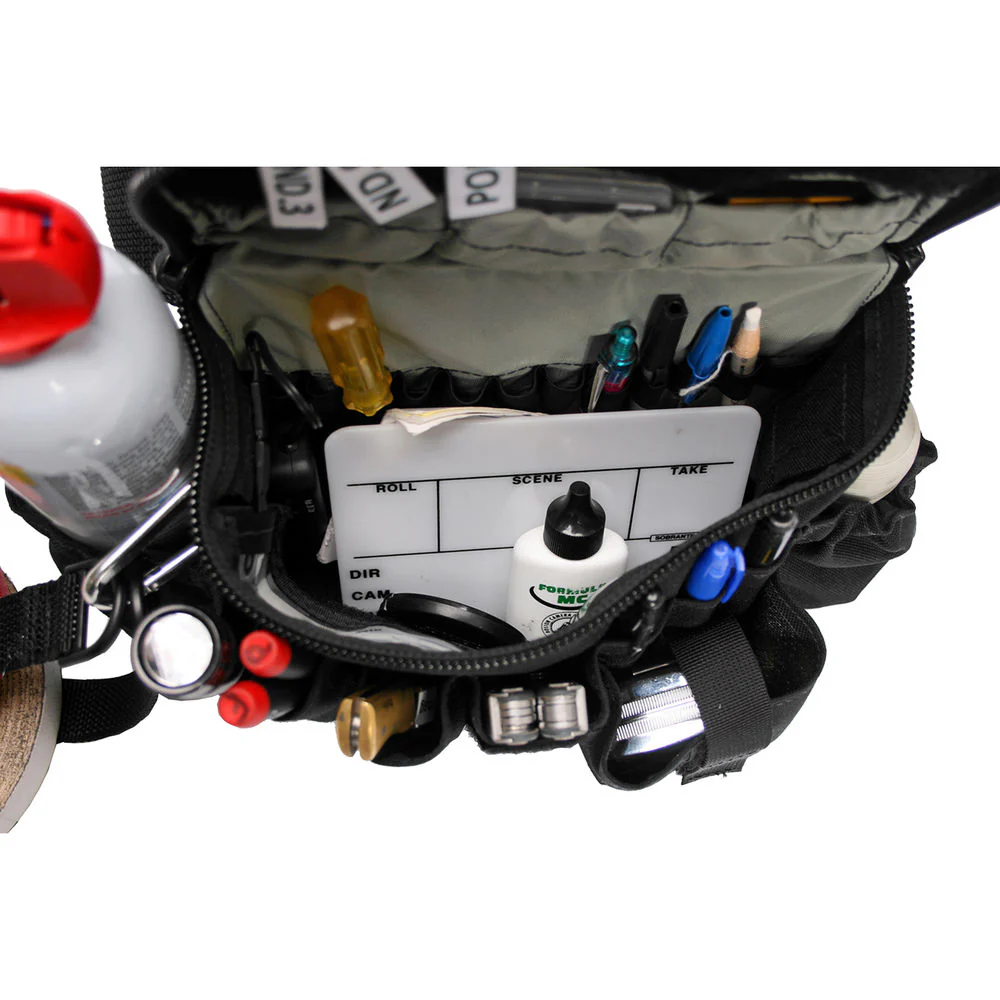 PortaBrace AC-3 Assistant Camera Pouch with Shoulder Strap (Large, Midnight Black) - Image 5