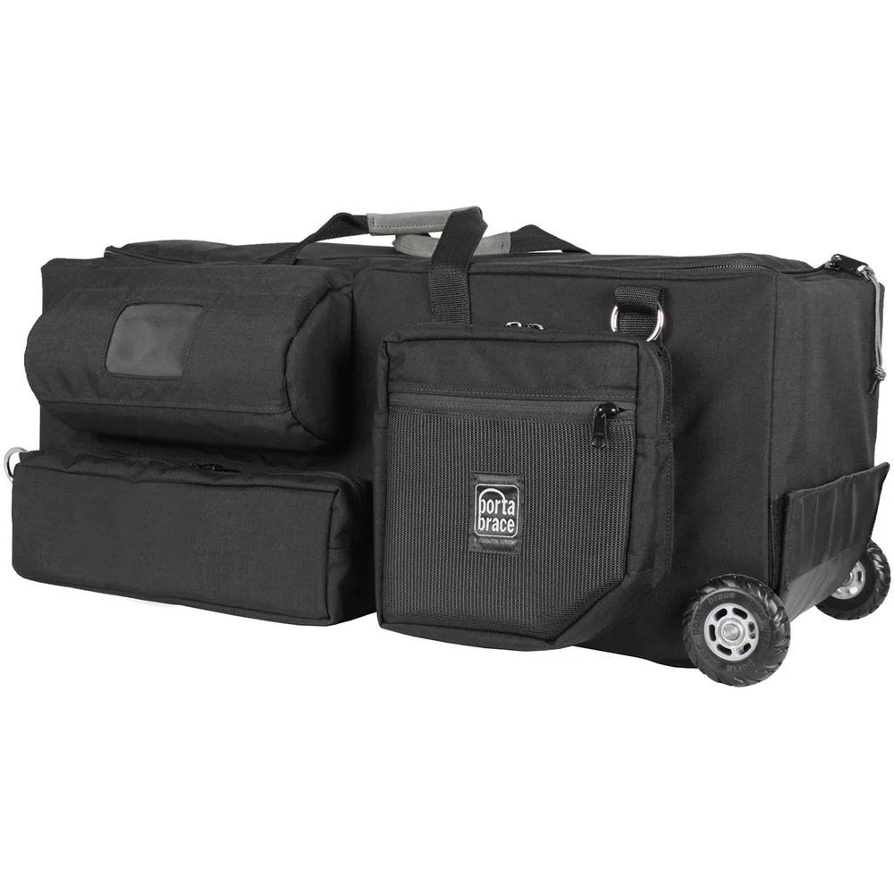 PortaBrace Rigid Carrying Case with Off-Road Wheels for Sony PXW-FX9 Camera - Image 4