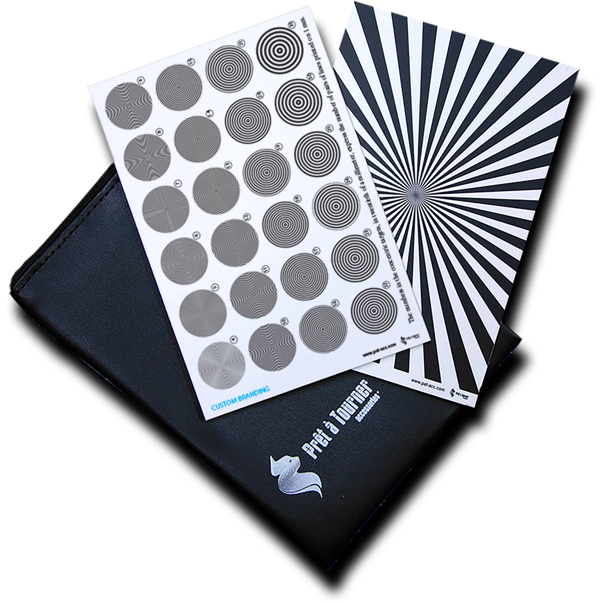 Pret a Tourner Pocket Kit Spherical Lens Test with 4 Magnetic Calibration Plates - Image 3