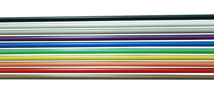 PRO Power R2651DTSY10AC85 Ribbon Cable Per Meter Colour Coded 10 Core 28 AWG Multi-coloured