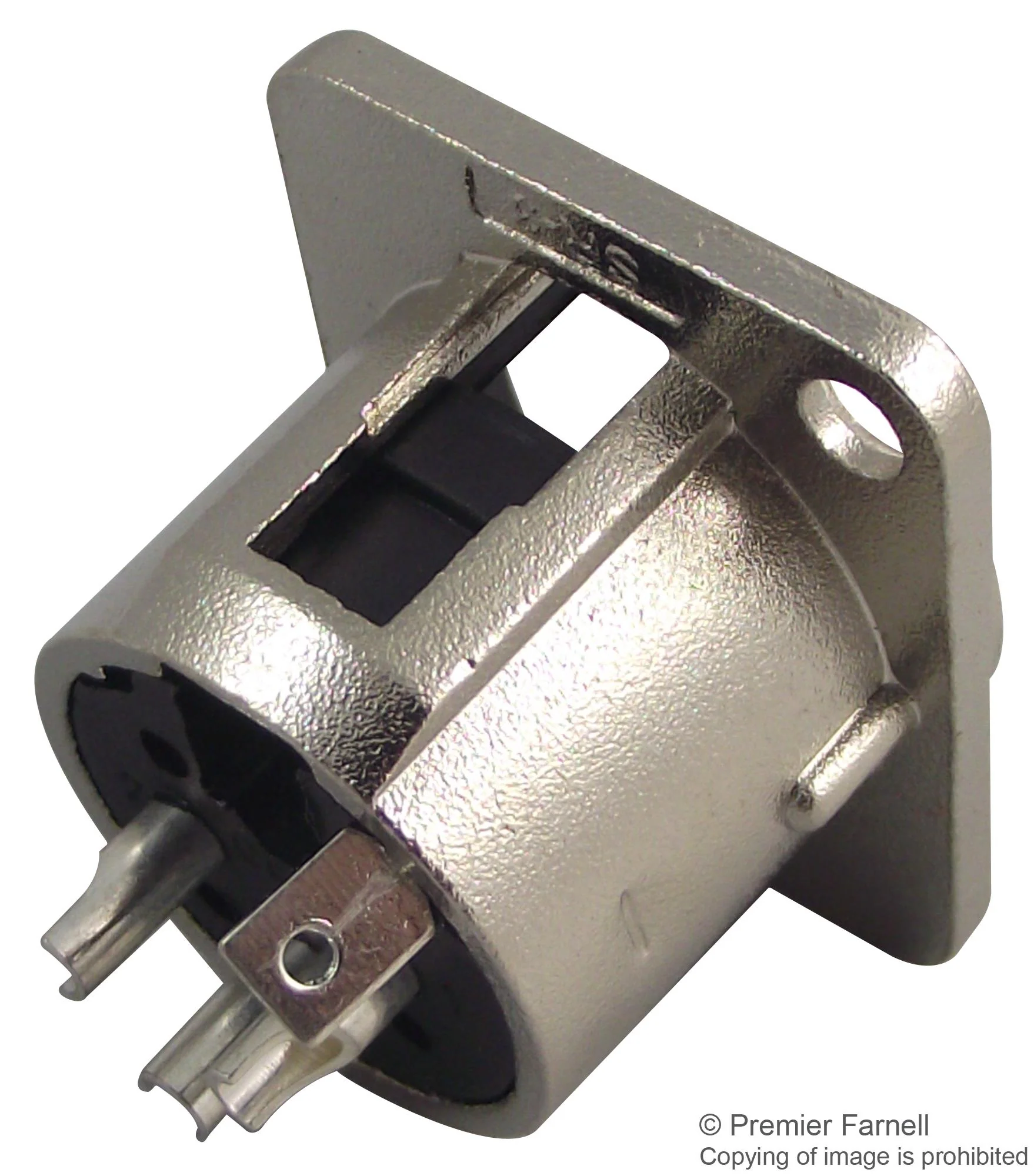 PRO Signal PSG01275 PSG01275 XLR Connector 3 Contacts Plug Panel Mount Silver Plated Metal Body - Image 2