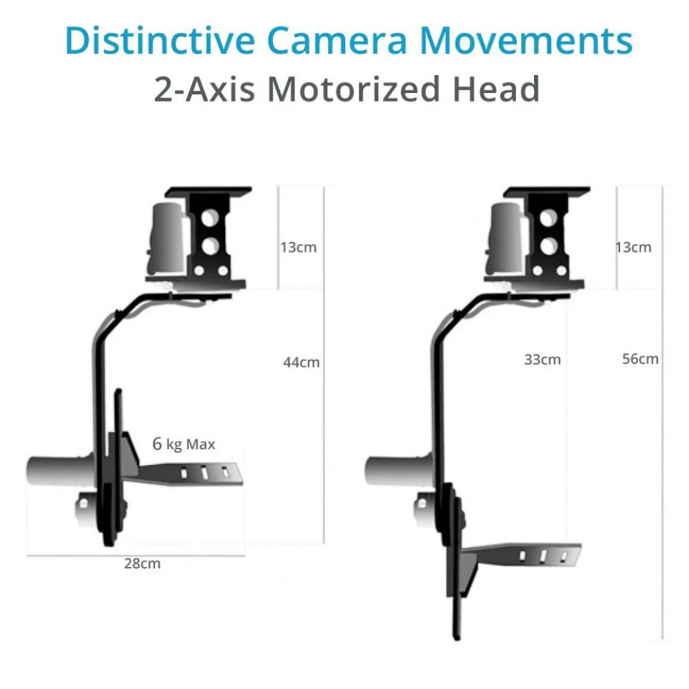 Proaim Jr Pan/Tilt Head with Joystick Control (12 VDC) - Image 3