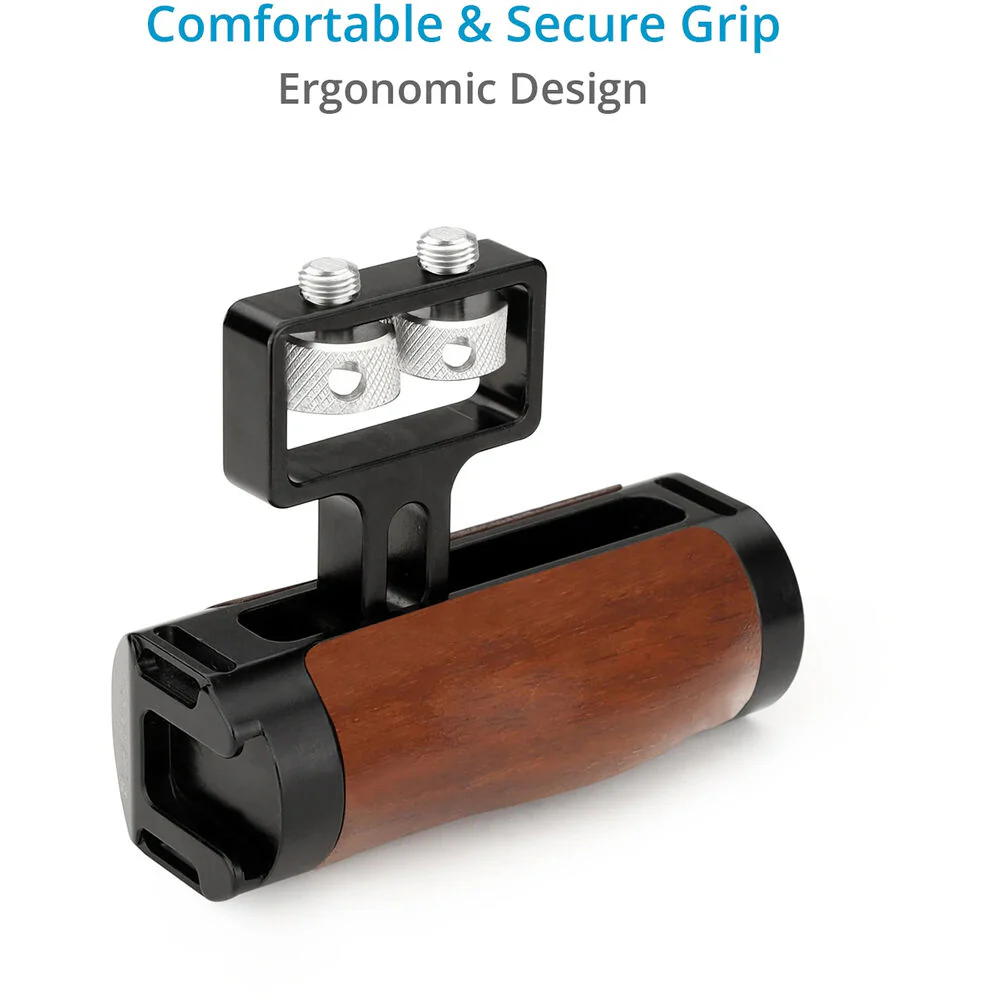 Proaim SnapRig Wood Mini Side Handle (1/4"-20 Knurled Thumbscrews) - Image 3