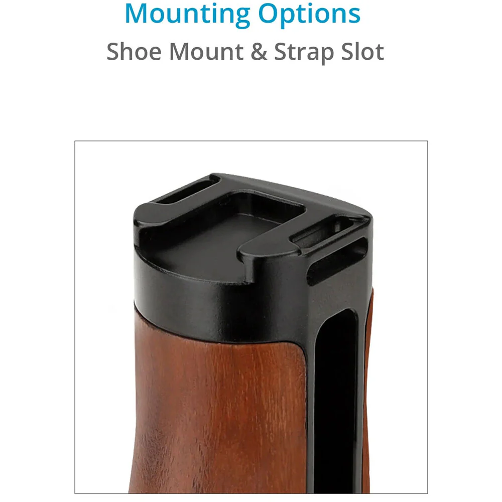 Proaim SnapRig Wood Mini Side Handle (1/4"-20 Knurled Thumbscrews) - Image 6