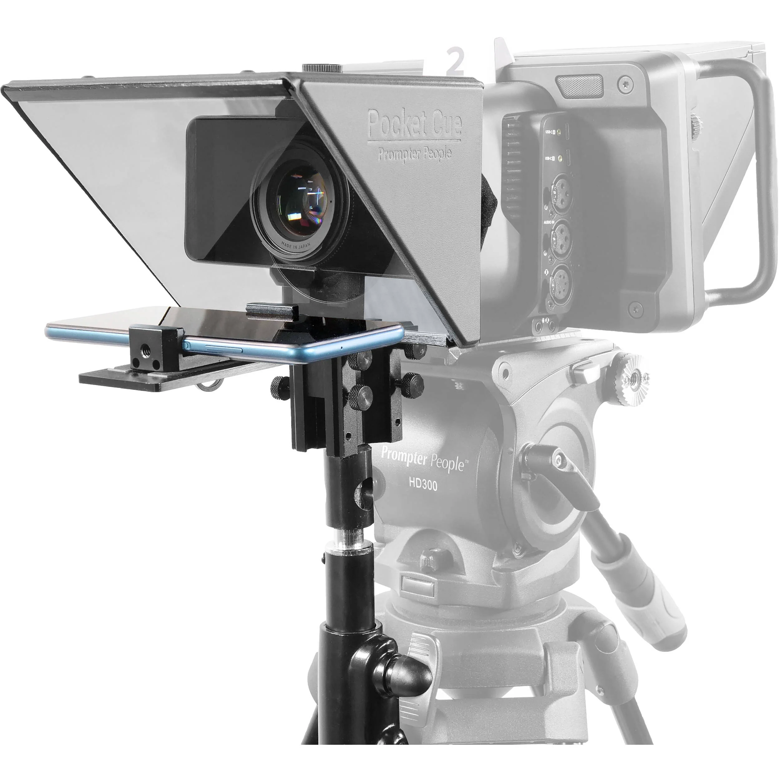 Prompter People Pocket Cue V2 Compact Prompter Freestanding Kit for Smartphones - Image 2
