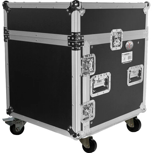 ProX 10U Vertical Rack x 10U Top Mixer DJ Combo Flight Case - Image 3