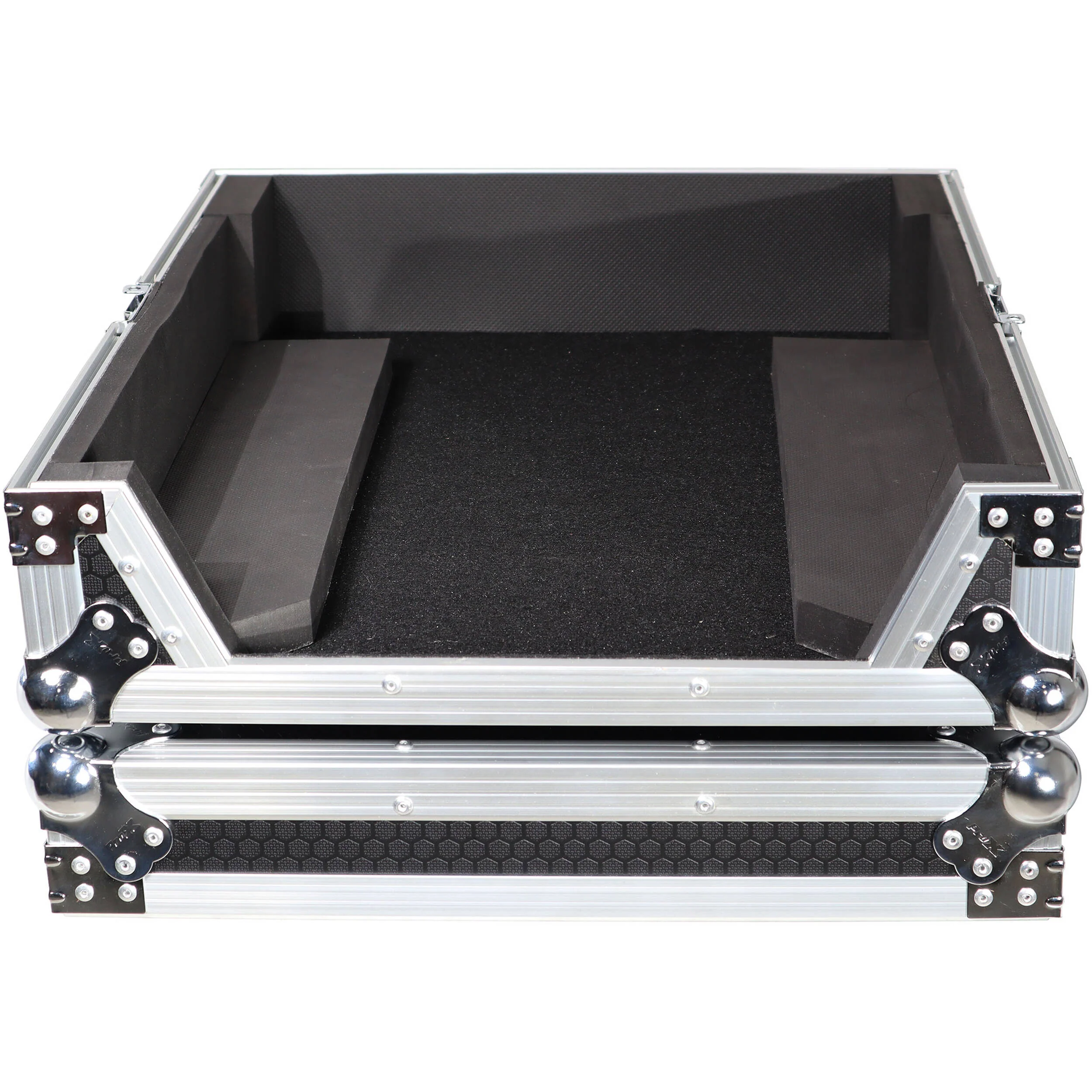 ProX ATA Style Flight Road Case for Pioneer DJM-A9 & DJM V10 DJ Mixer (Black / Silver) - Image 4