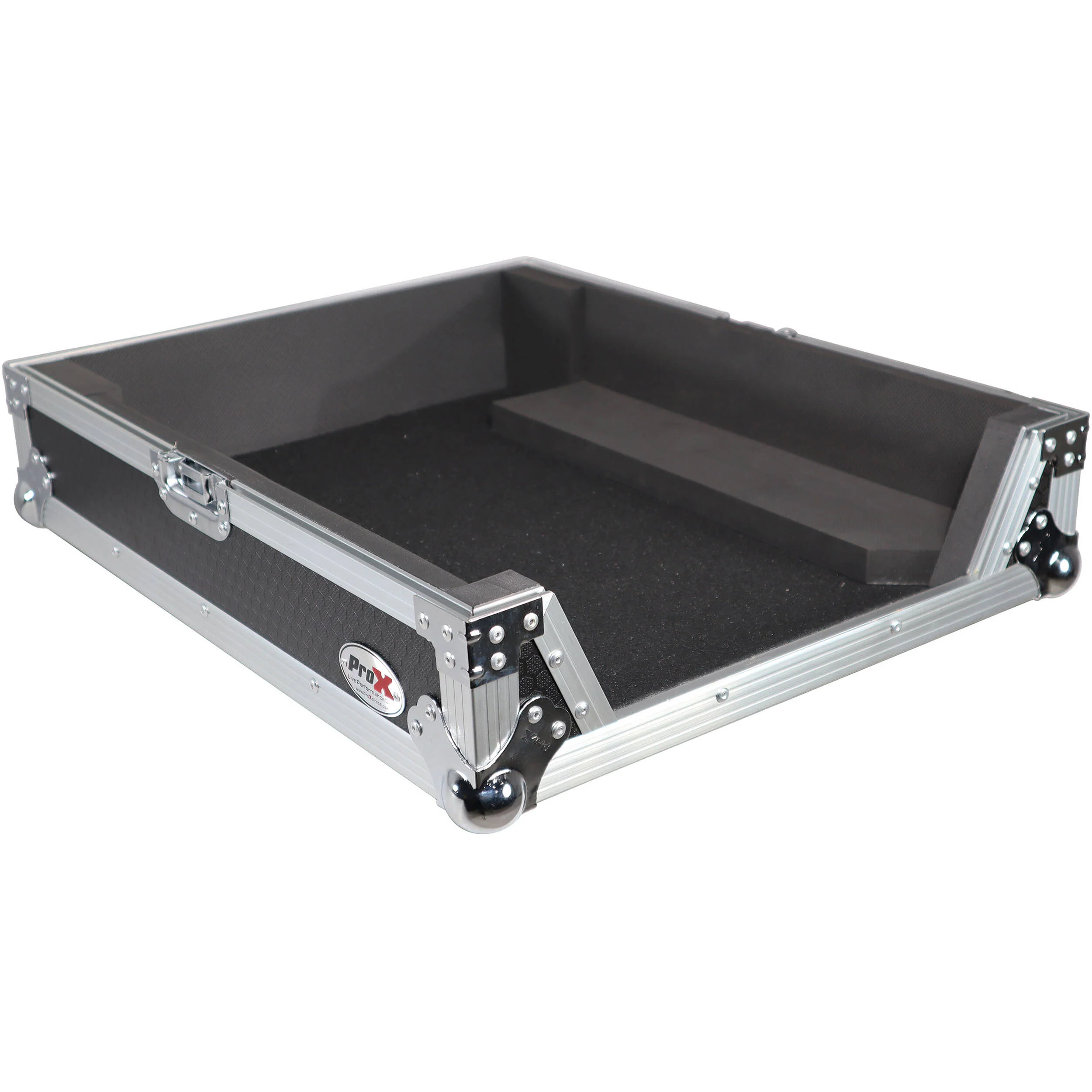 ProX ATA Style Flight Road Case for Pioneer DJM-A9 & DJM V10 DJ Mixer (Black / Silver) - Image 6