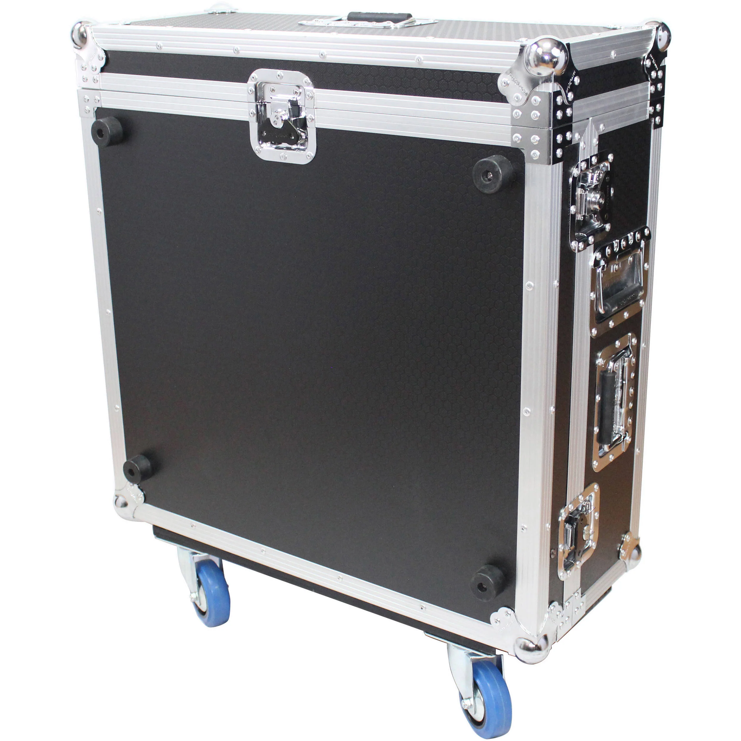 ProX Flight Road Case with Doghouse and Wheels for Allen and Heath QU-24 Digital 24 Channel Mixer - Image 3