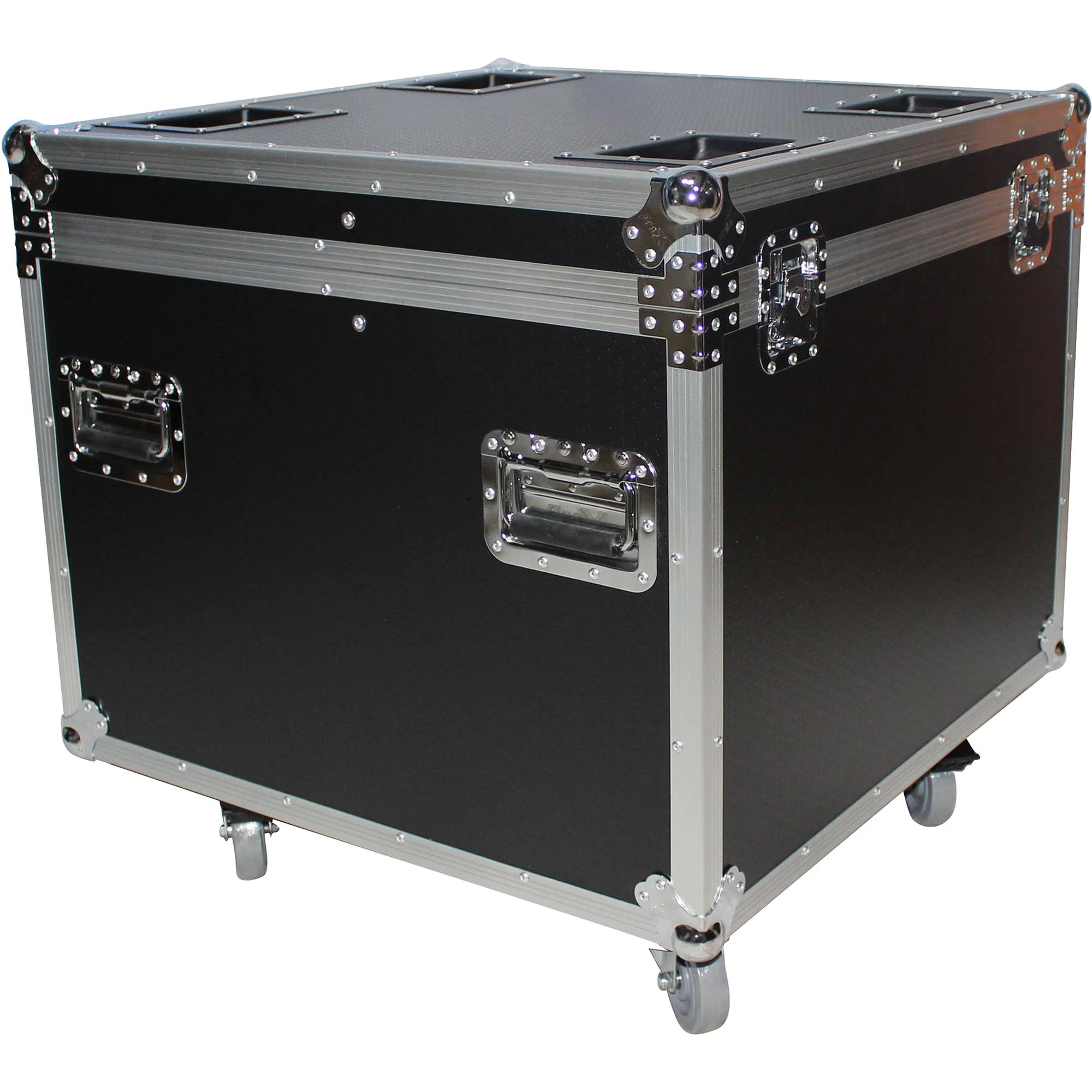 ProX Heavy Duty Utility Trunk Case with 4" Caster Wheels (Black) - Image 5