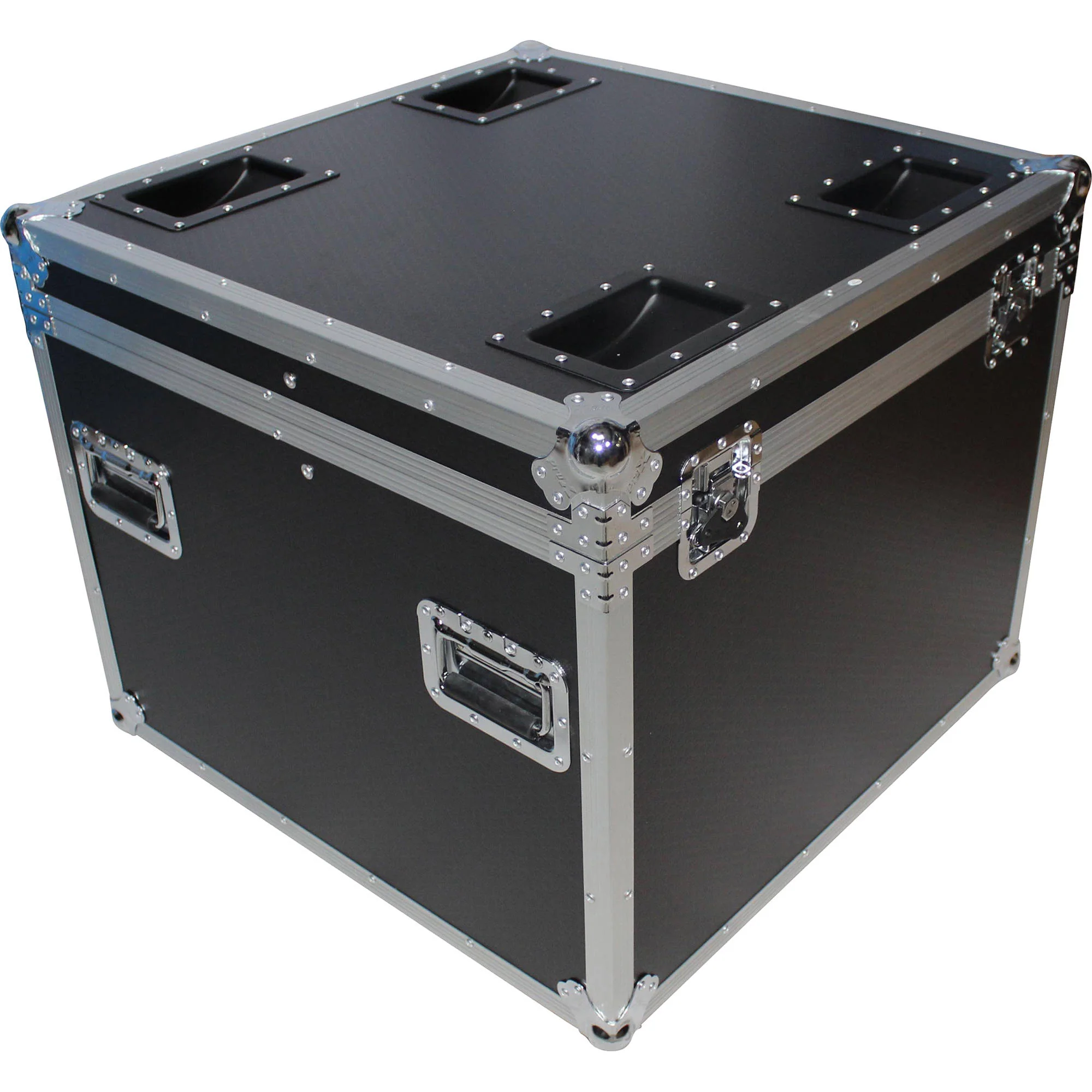 ProX Heavy Duty Utility Trunk Case with 4" Caster Wheels (Black) - Image 9