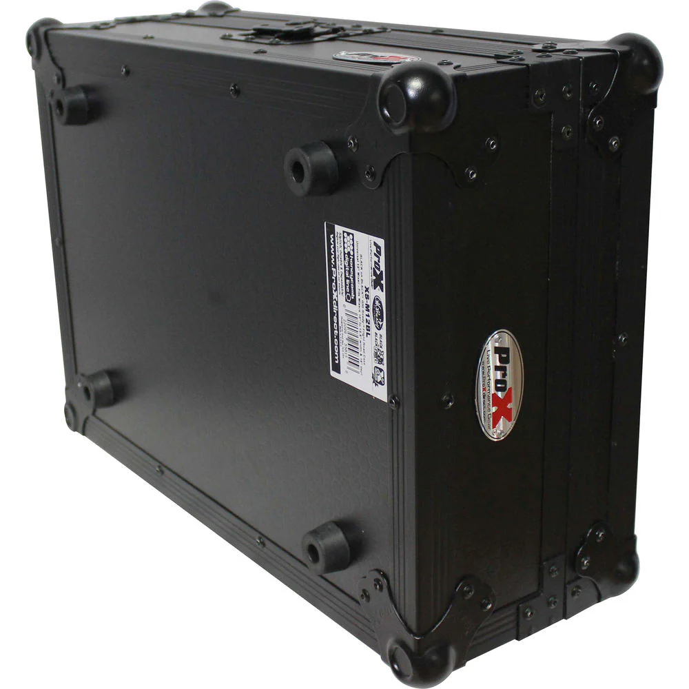 ProX Mixer Case for Large Format 12" DJ Mixers (Black on Black) - Image 11