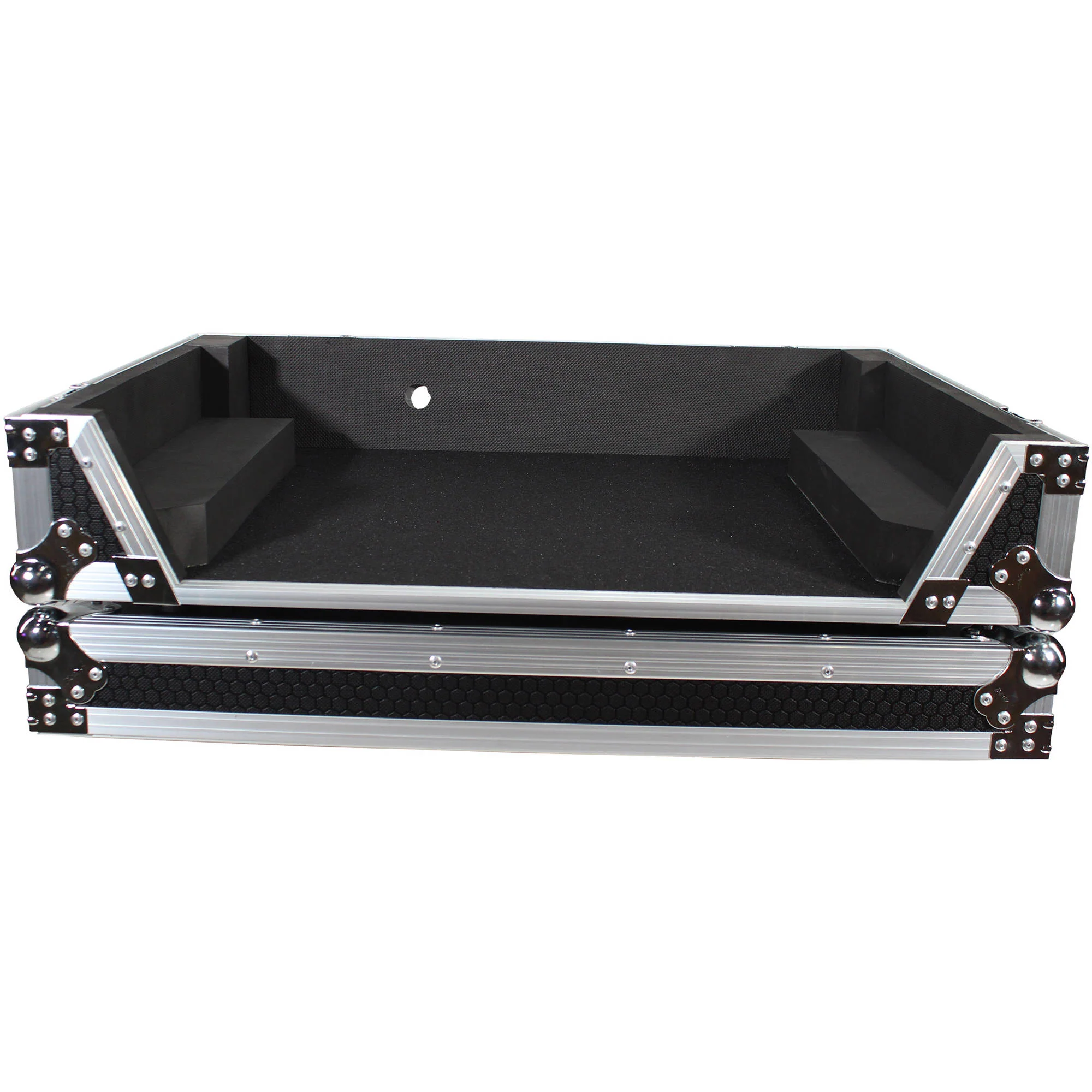 ProX XS-PRIME4 W Flight Case with 1 RU Rackspace and Wheels for Denon DJ Prime 4 (Silver on Black) - Image 13