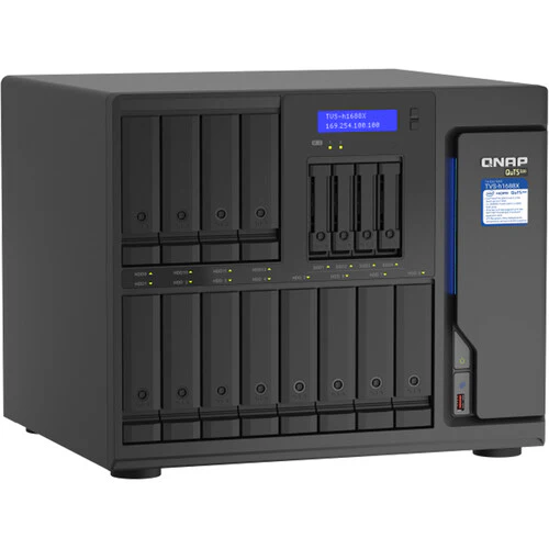 QNAP 48TB TVS-h1688X 16-Bay NAS Enclosure Kit (6 x 8TB) with Thunderbolt 3 Card - Image 2