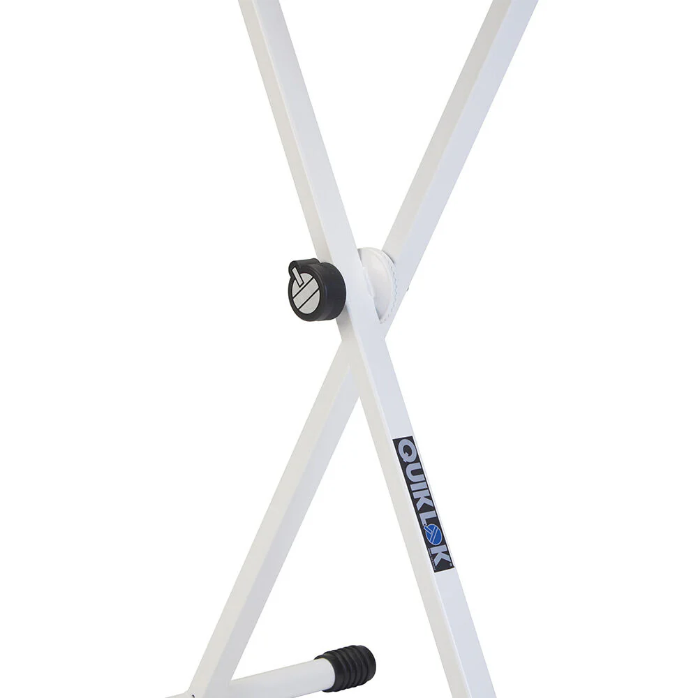 QuikLok T-10 Keyboard Stand (White) - Image 4