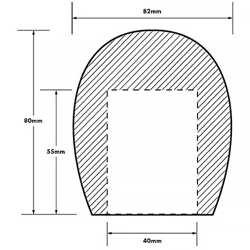 Radius Handheld Microphone Foam Windscreen (1.57 x 2.1") - Image 3