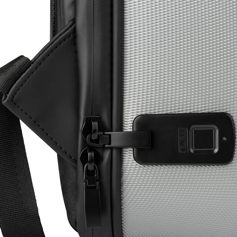 RAINSBERG Classic Backpack with Touch Lock (Gray, 22L) - Image 3