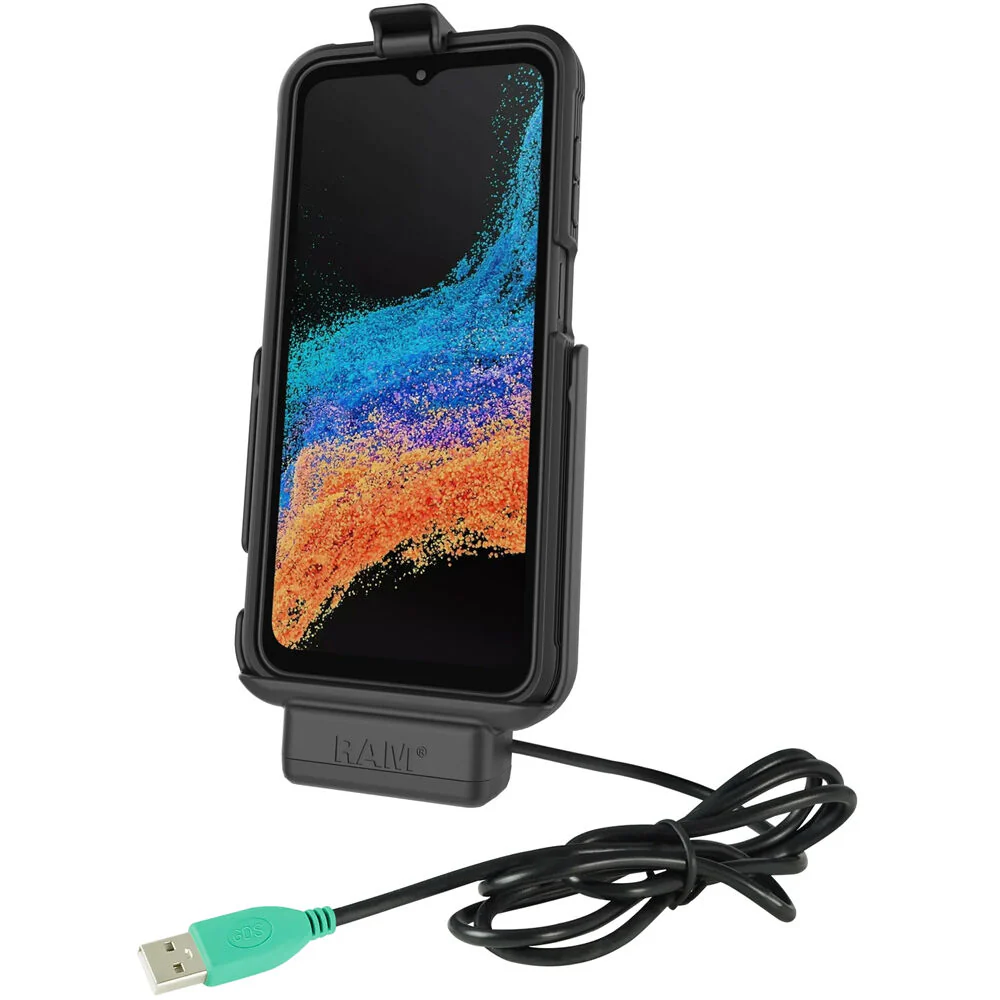 RAM MOUNTS EZ-Roll'r Powered Dock for XCover6 Pro with OEM Case or RAM Skin - Image 4
