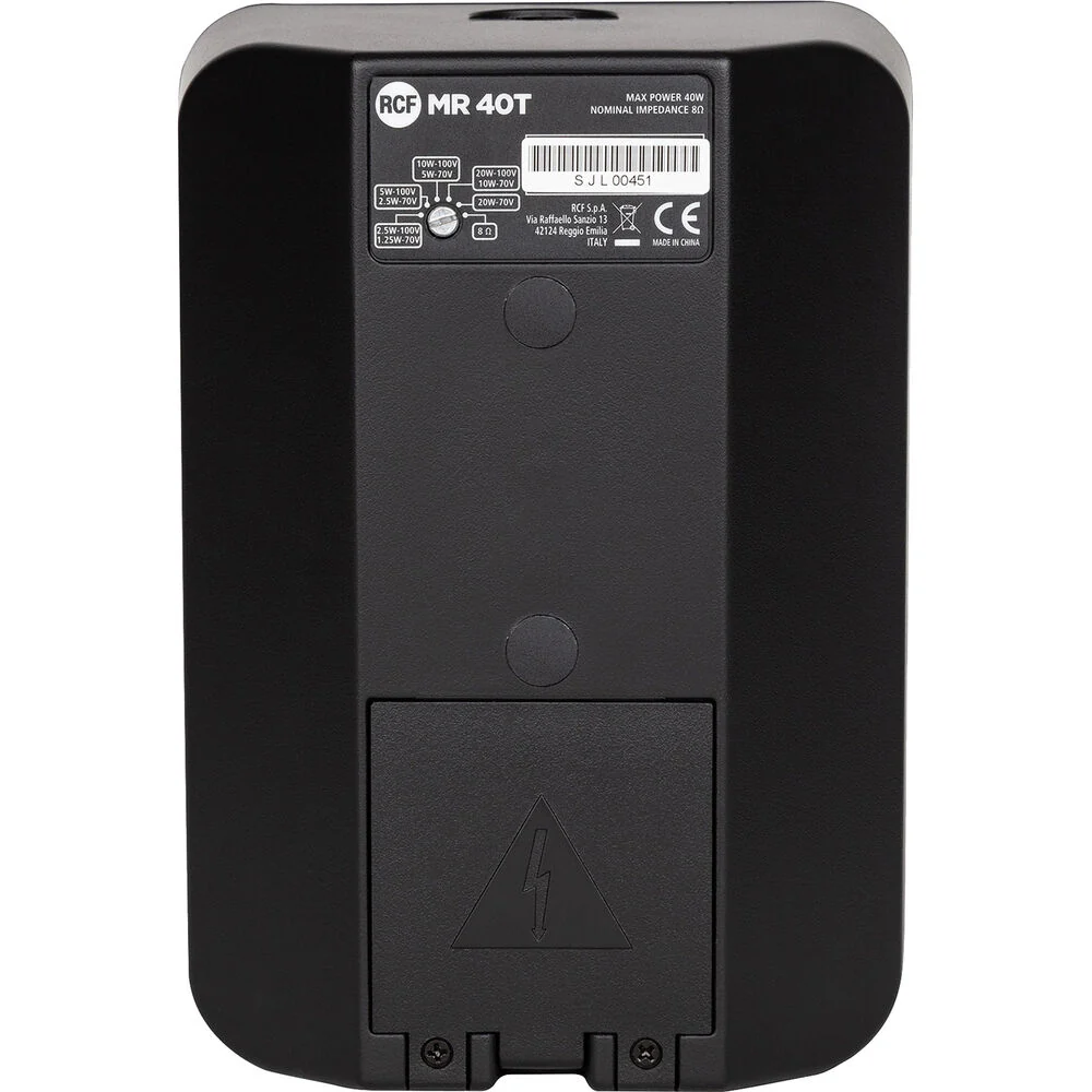 RCF MR 40T 2-Way 4" Passive Speaker with Transformer (Black) - Image 5