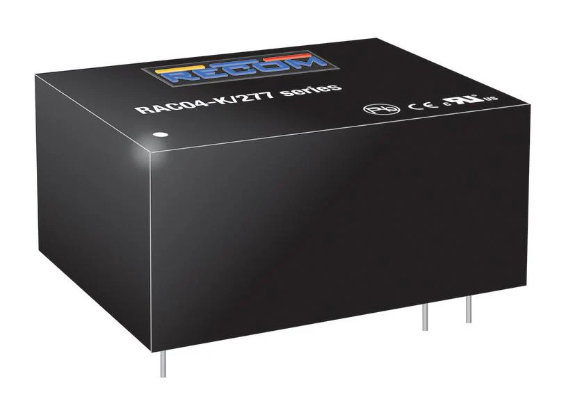 Recom Power RAC04-3.3SK/277 RAC04-3.3SK/277 AC/DC PCB Mount Supply (PSU) ITE Household & Transformers 1 Output 4 W 3.3 V 1.2 A