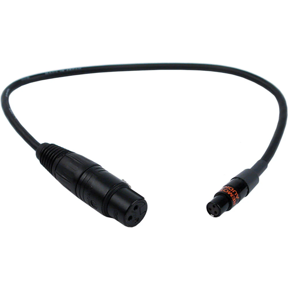 Remote Audio XLR 3-Pin Female to TA 3-Pin Female Balanced Adapter Cable (2') - Image 2