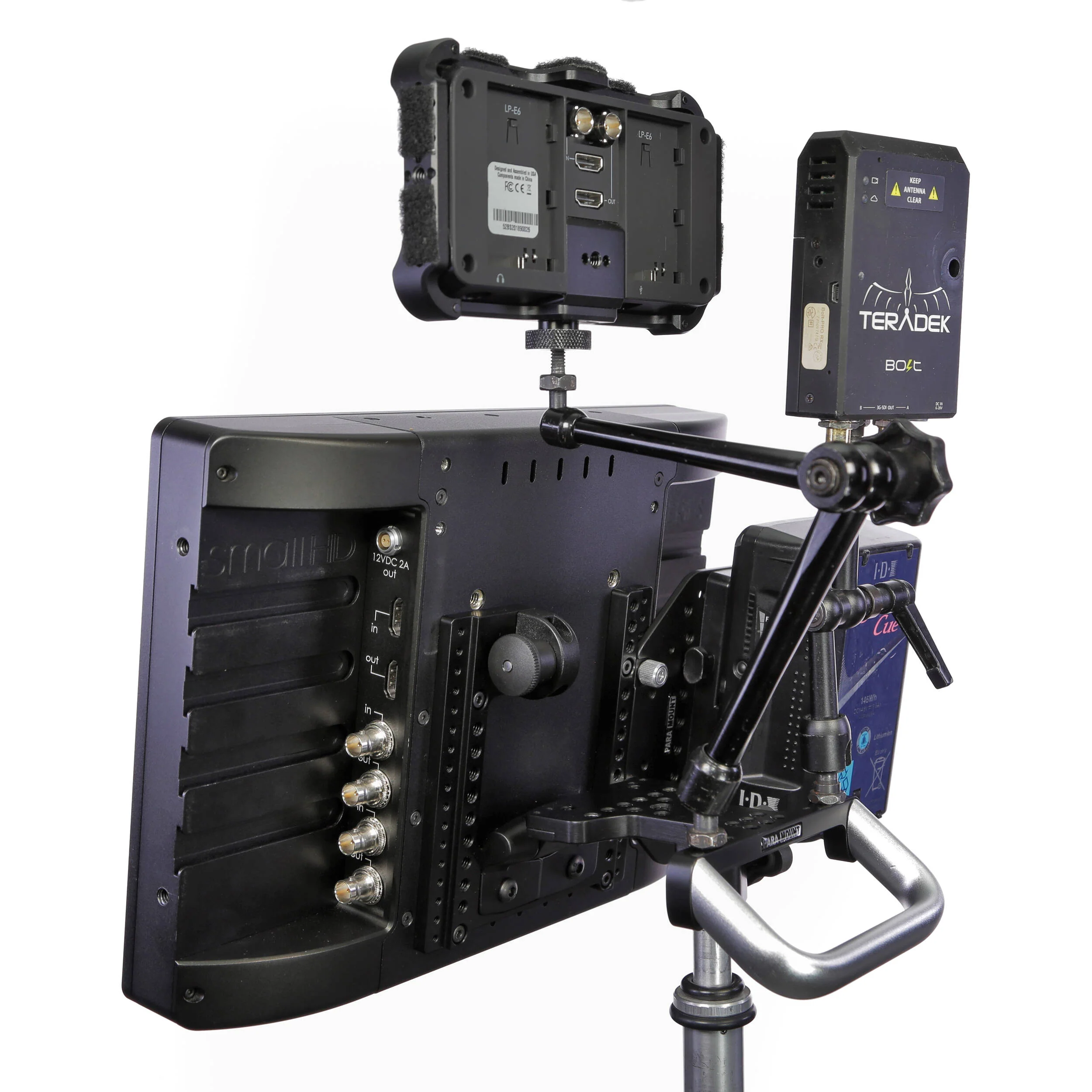 Rigidesigns Para Mount VESA LT Professional Production Monitor Mount (Black) - Image 3
