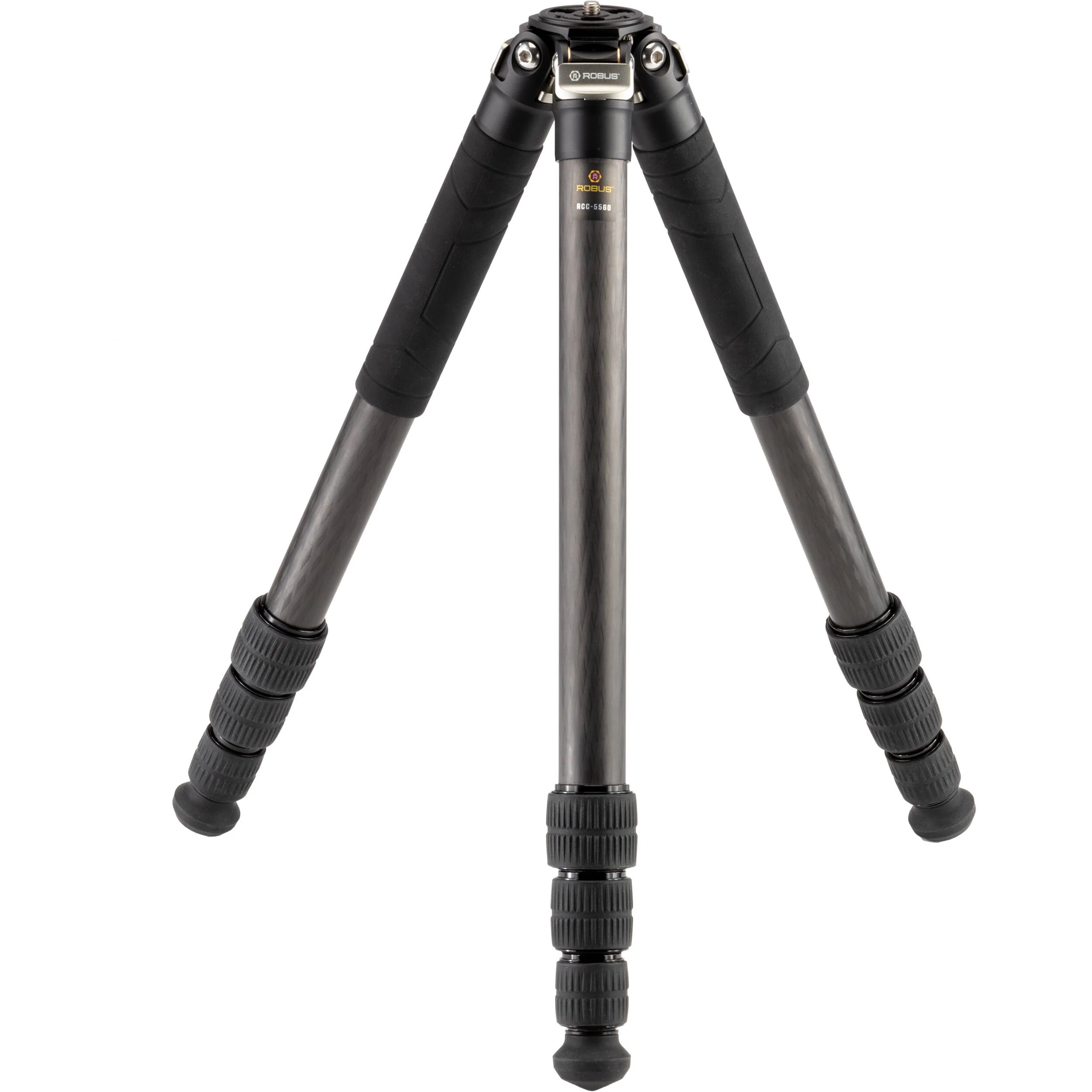 Robus RCC-5560 Vantage Series C 4-Section Carbon Fiber Compact Tripod with RTH-1030 Triple Action Ball Head Kit - Image 2