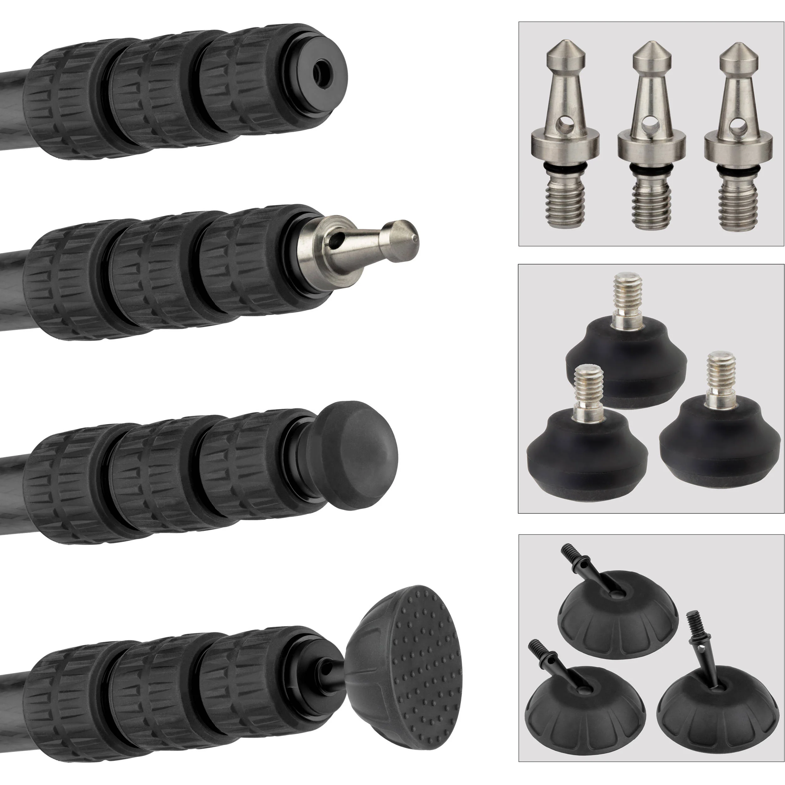 Robus WF-50 Wide Feet for Vantage Series 3 and 5 Carbon Fiber Tripods (50mm, 3-Pack) - Image 4