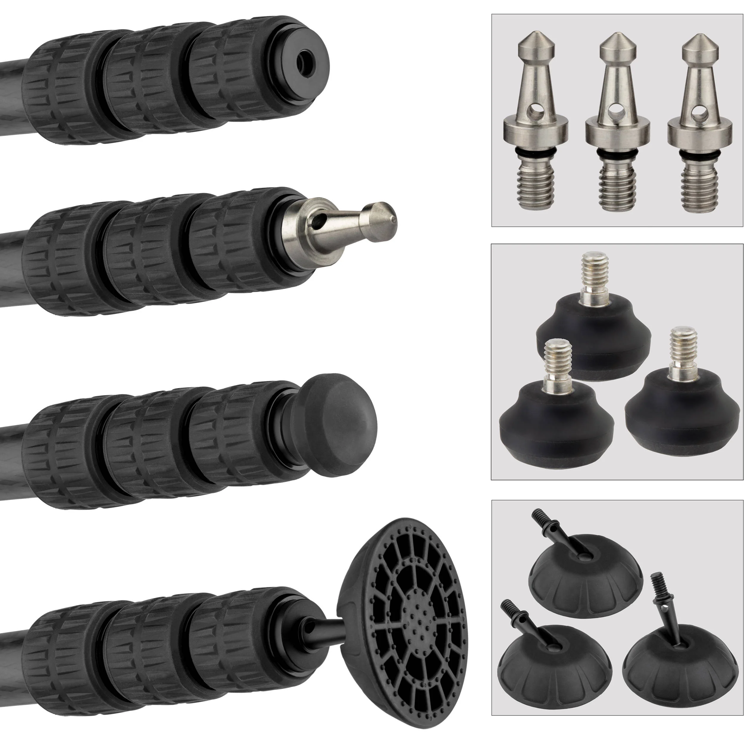Robus WF-80 Wide Feet for Vantage Series 3 and 5 Carbon Fiber Tripods (80mm, 3-Pack) - Image 4
