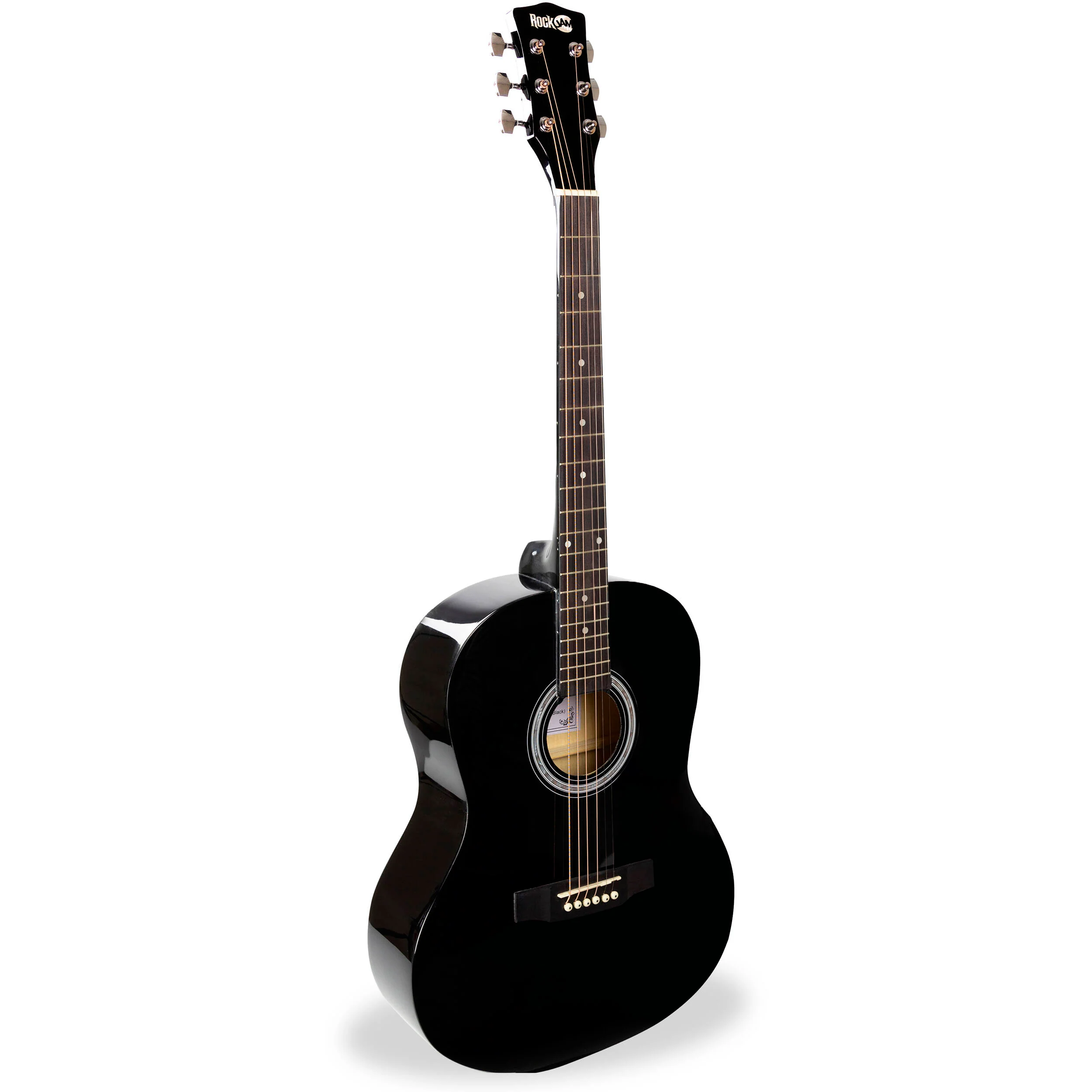 RockJam Full-Sized Acoustic Guitar Kit (Black) - Image 3
