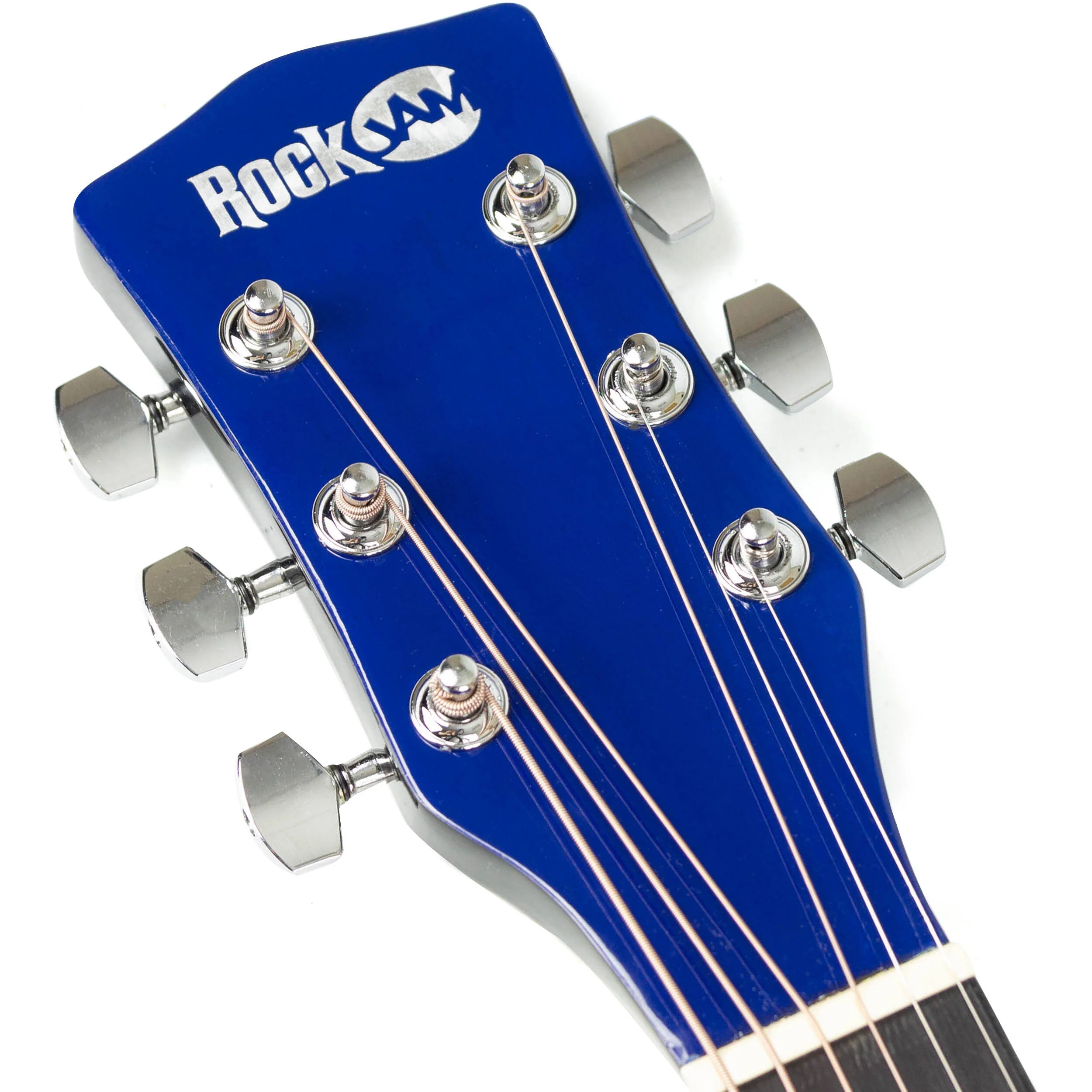 RockJam Full-Sized Acoustic Guitar Kit (Blue) - Image 6