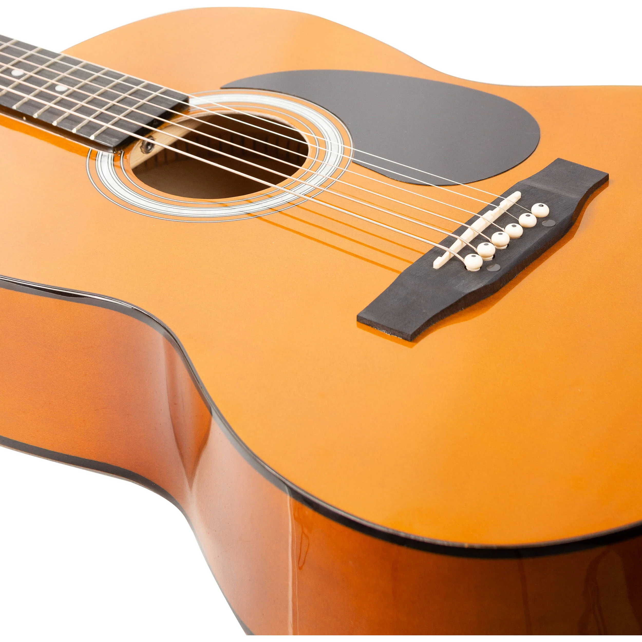 RockJam Full-Sized Acoustic Guitar Kit (Natural) - Image 7