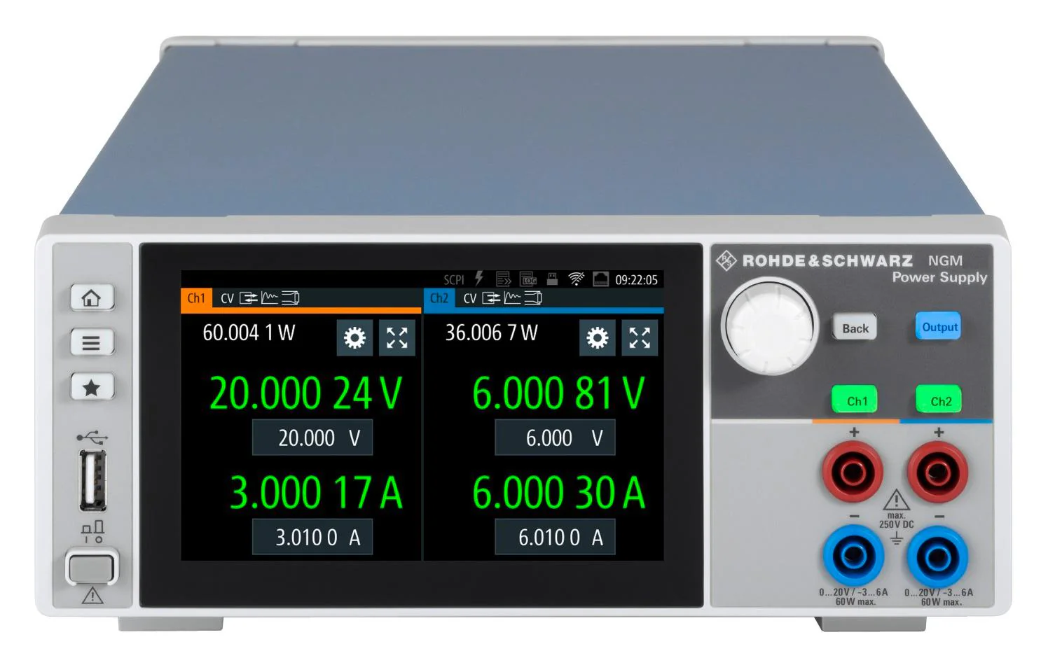 Rohde & Schwarz NGM-COM2B Bench Power Supply Adjustable 4 Output 0 V 64 10 A - Image 5