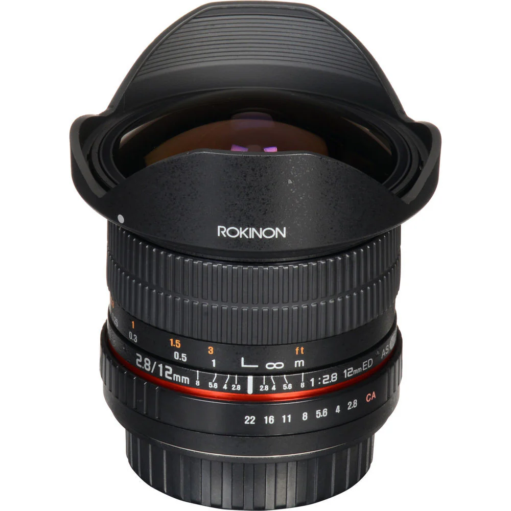 Rokinon 12mm f/2.8 ED AS IF NCS UMC Fisheye Lens for Nikon F Mount with AE Chip - Image 2