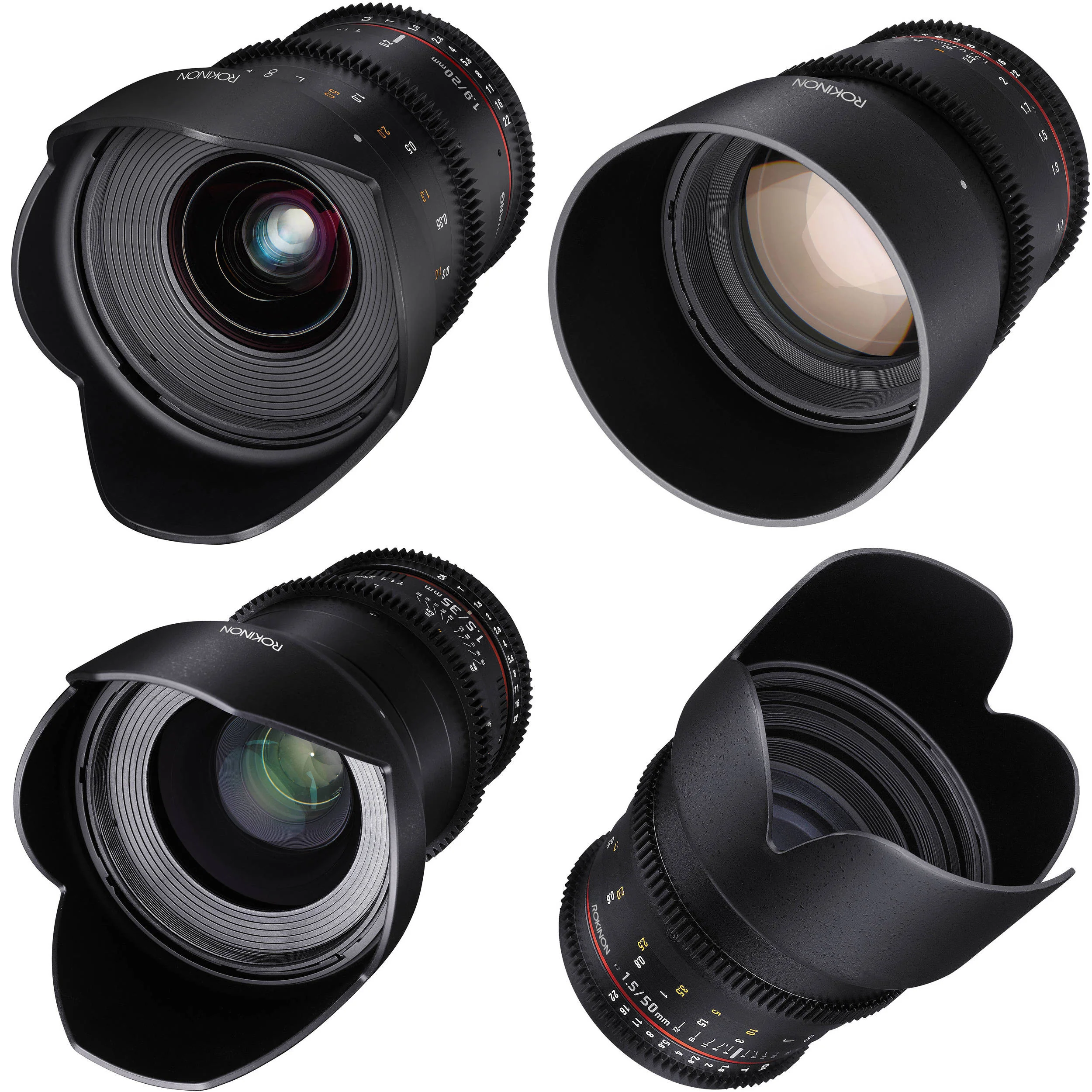 Rokinon 20, 35, 50, 85mm Cine DS Lens Bundle (Nikon F Mount) - Image 6