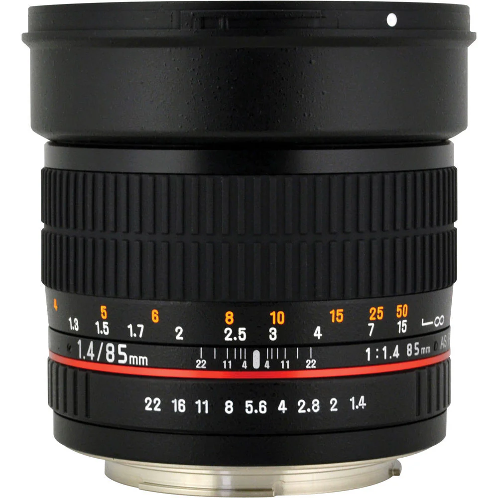 Rokinon 85mm f/1.4 AS IF UMC Lens for Nikon F with AE Chip - Image 2
