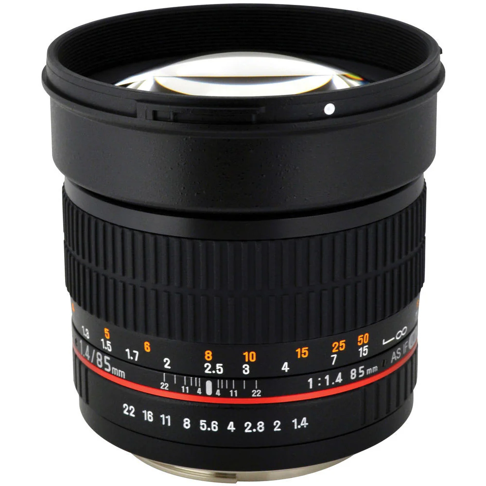 Rokinon 85mm f/1.4 AS IF UMC Lens for Nikon F with AE Chip - Image 4