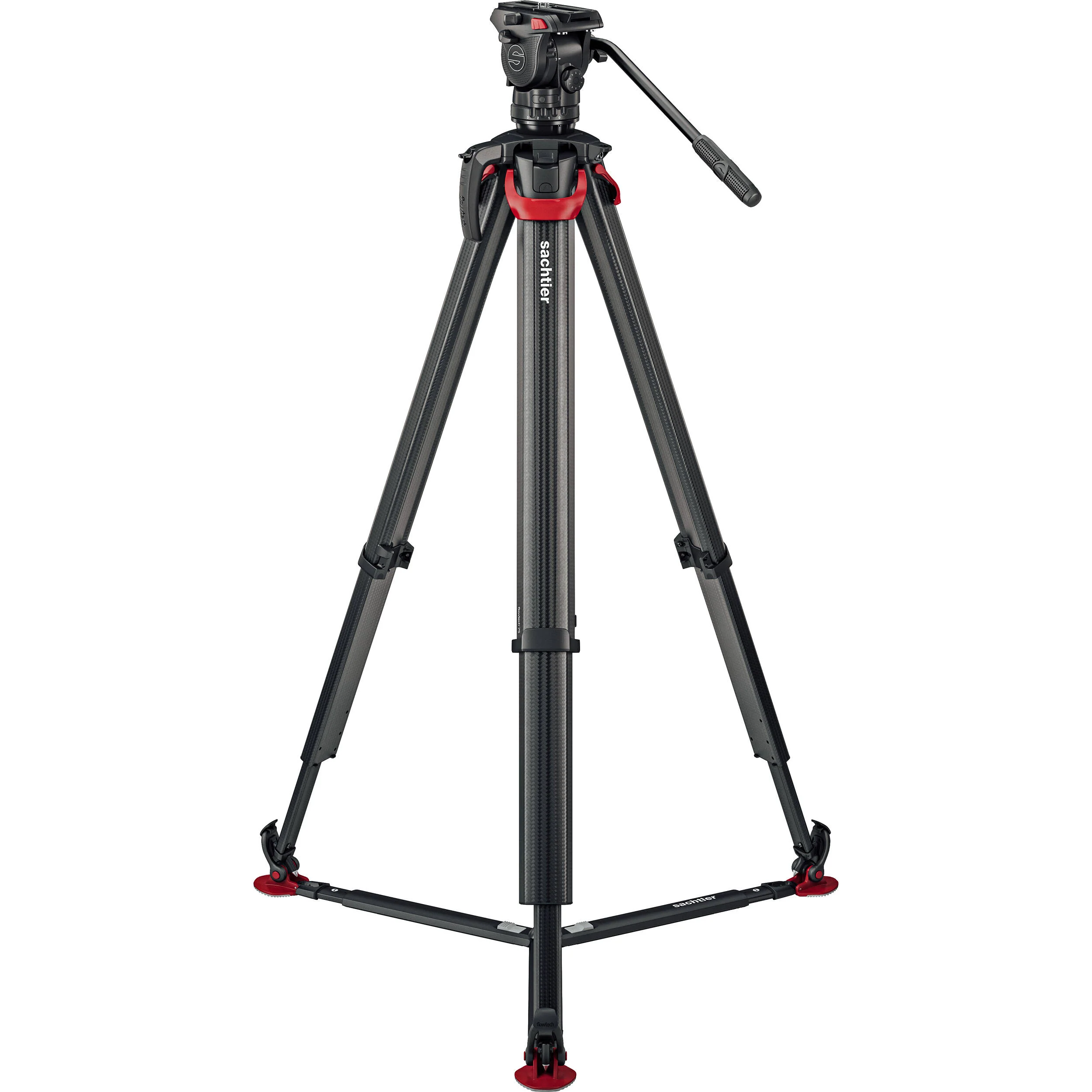 Sachtler Flowtech 75 GS Carbon Fiber Tripod System with Ace XL Mark II Fluid Head - Image 6