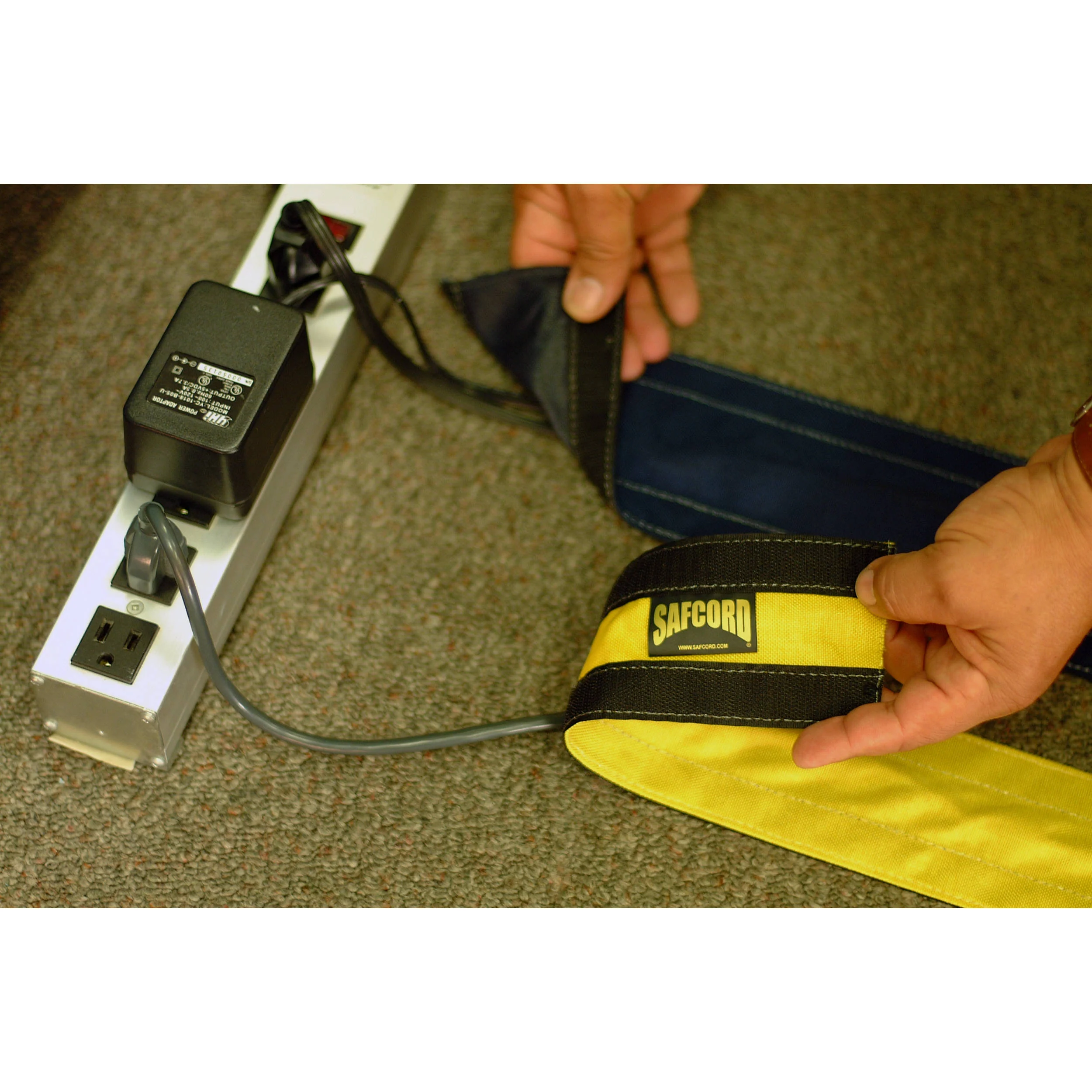 Safcord Cord and Cable Protector for Carpet (3" x 30', Blue) - Image 3