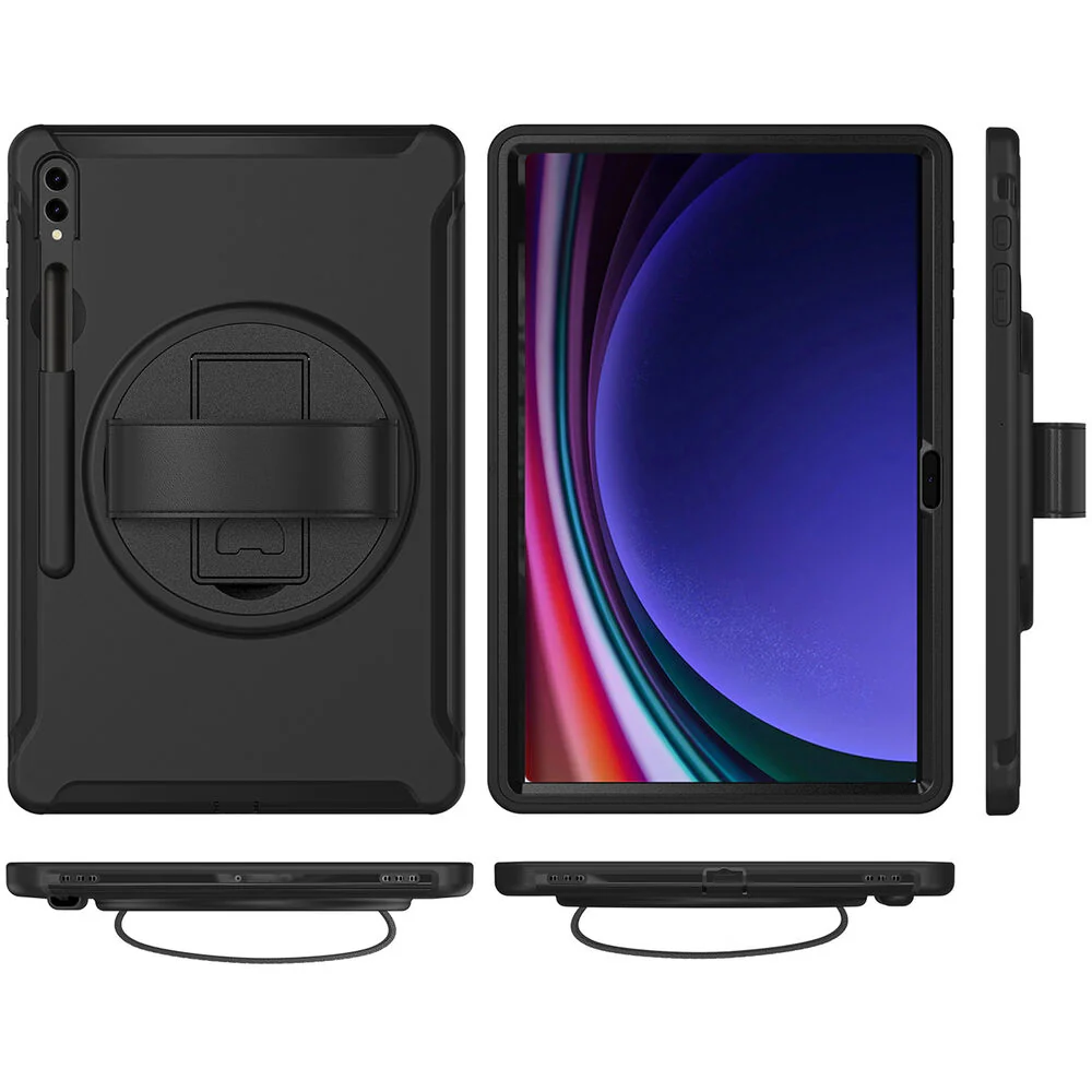 Sahara Case Raider Series Heavy-Duty Hand Strap Case for Samsung Galaxy Tab S8/S9/S10 Ultra - Image 6
