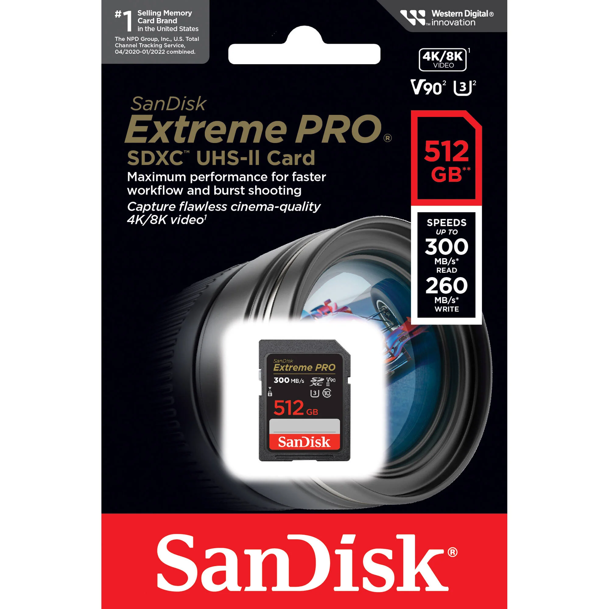 SanDisk 512GB Extreme PRO UHS-II SDXC Memory Card - Image 4