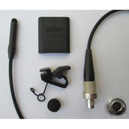 Sanken COS-11D Omni Lavalier Mic, Normal Sens, Hardwired LEMO 3-Pin Connector for Zaxcom Wireless Transmitter (with Accessories, Black) - Image 3