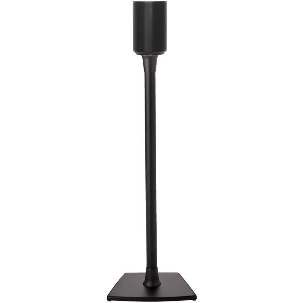 SANUS Fixed-Height Floor Stand for Sonos Era 100 Speakers (Black, Single) - Image 2