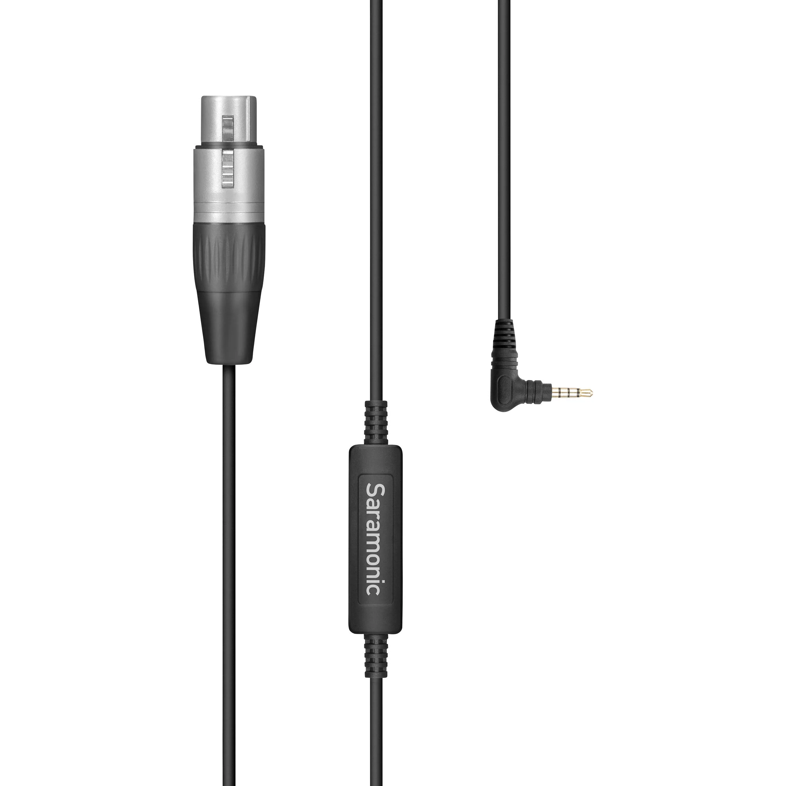 Saramonic SR-XLR35 XLR Female to 3.5mm TRRS Microphone Cable for DSLR Cameras and Smartphones (19.7') - Image 2